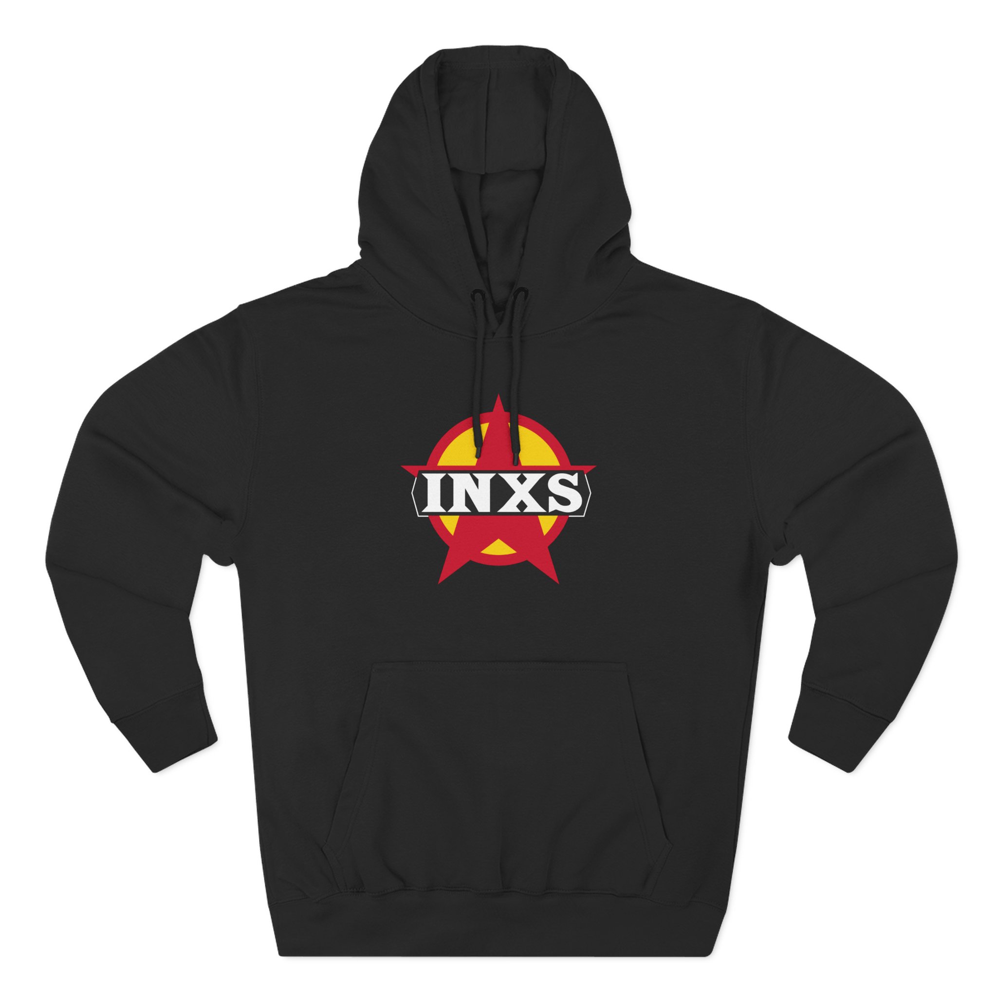 Inxs Vintage Star Logo Three-Panel Fleece Hoodie