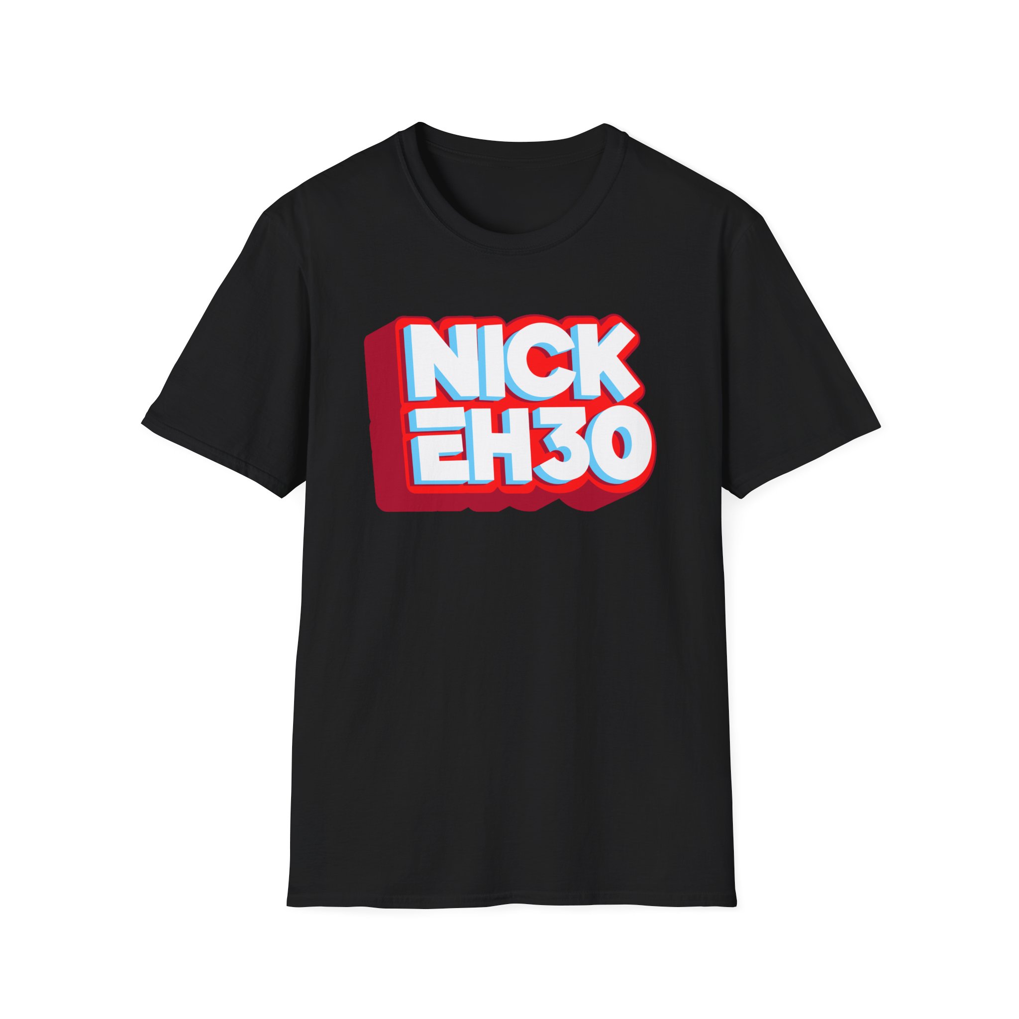Nick Eh 30 Logo Unisex Softstyle T-Shirt