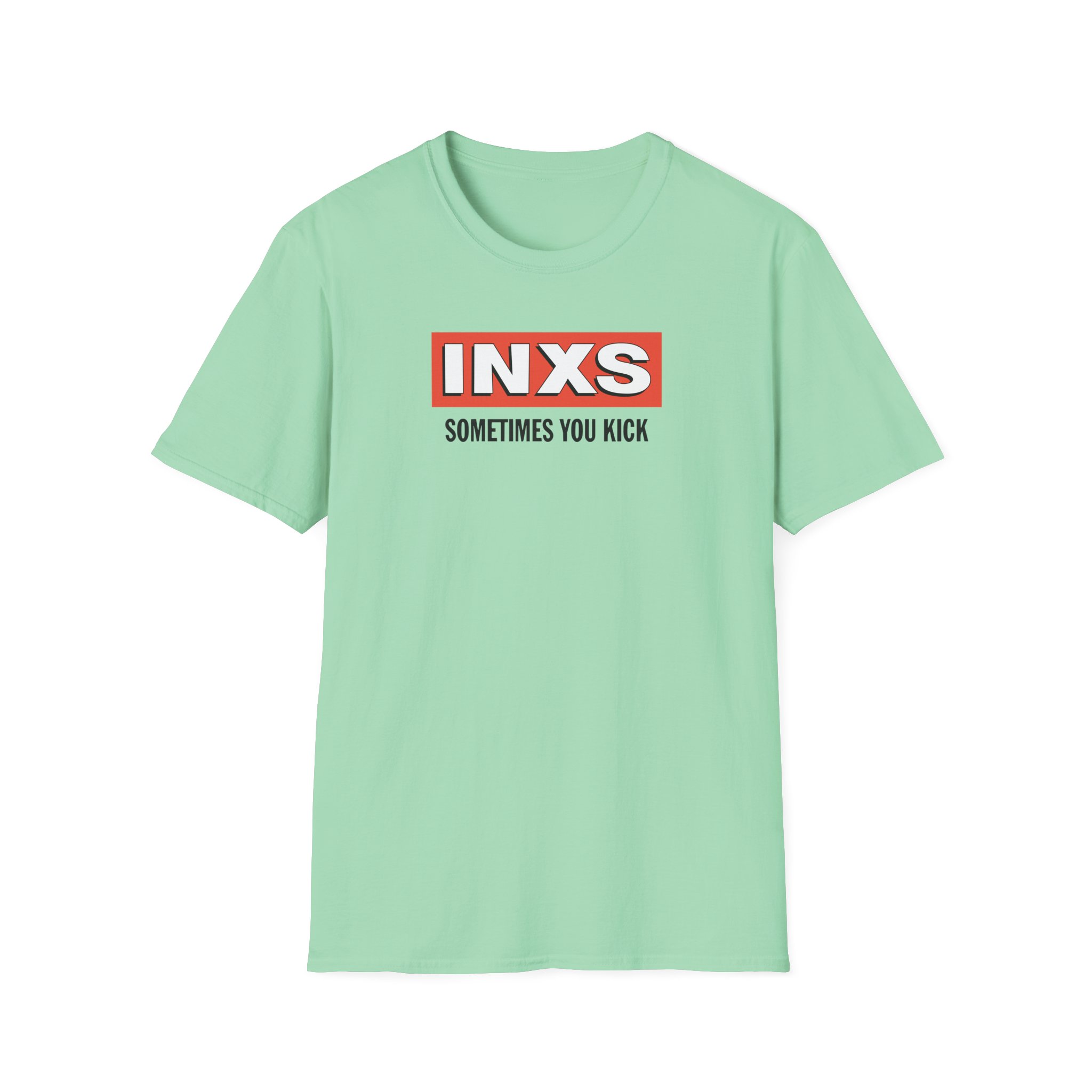 Inxs Sometimes You Kick Unisex Softstyle T-Shirt - Image 11