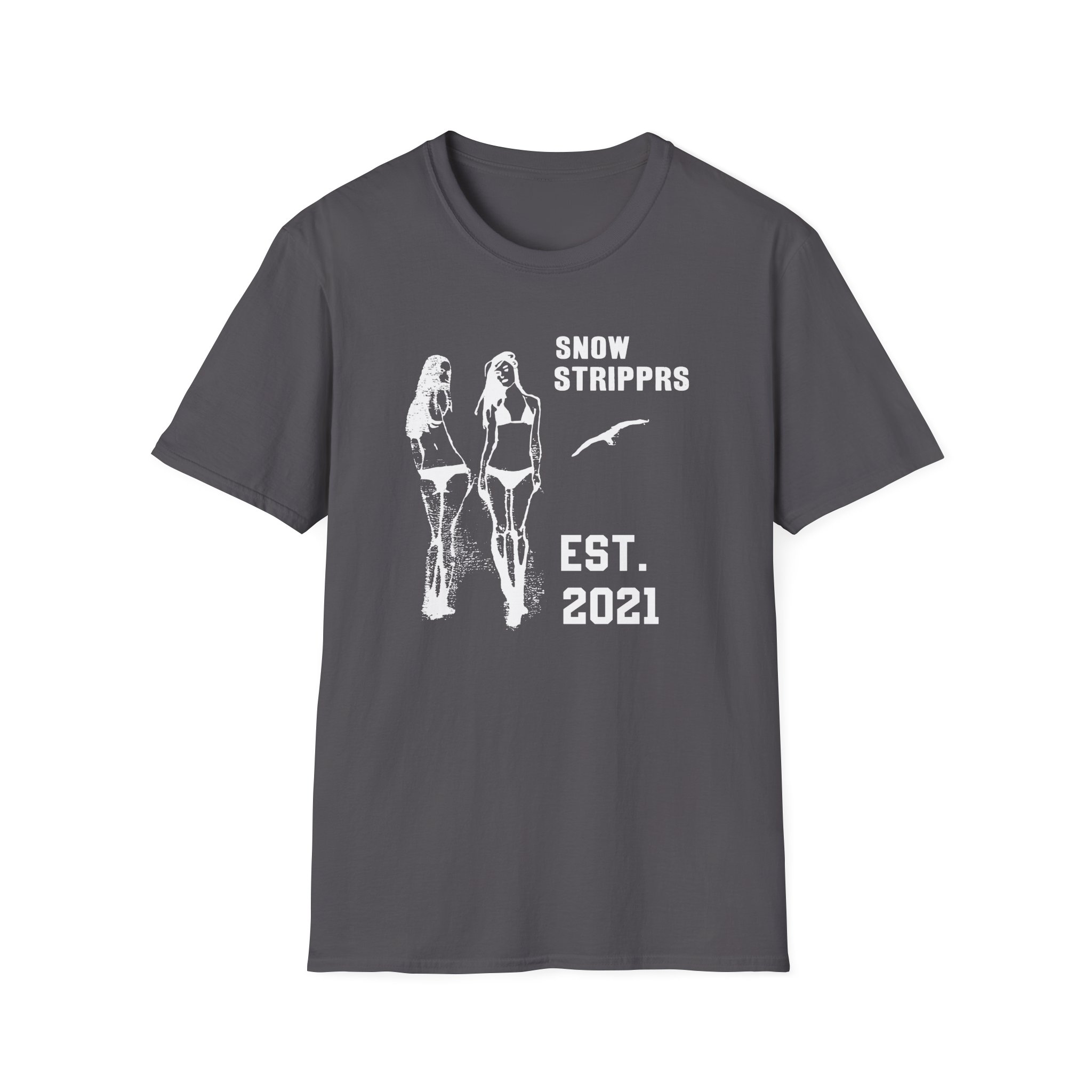 Snow Strippers Unisex Softstyle T-Shirt - Image 17