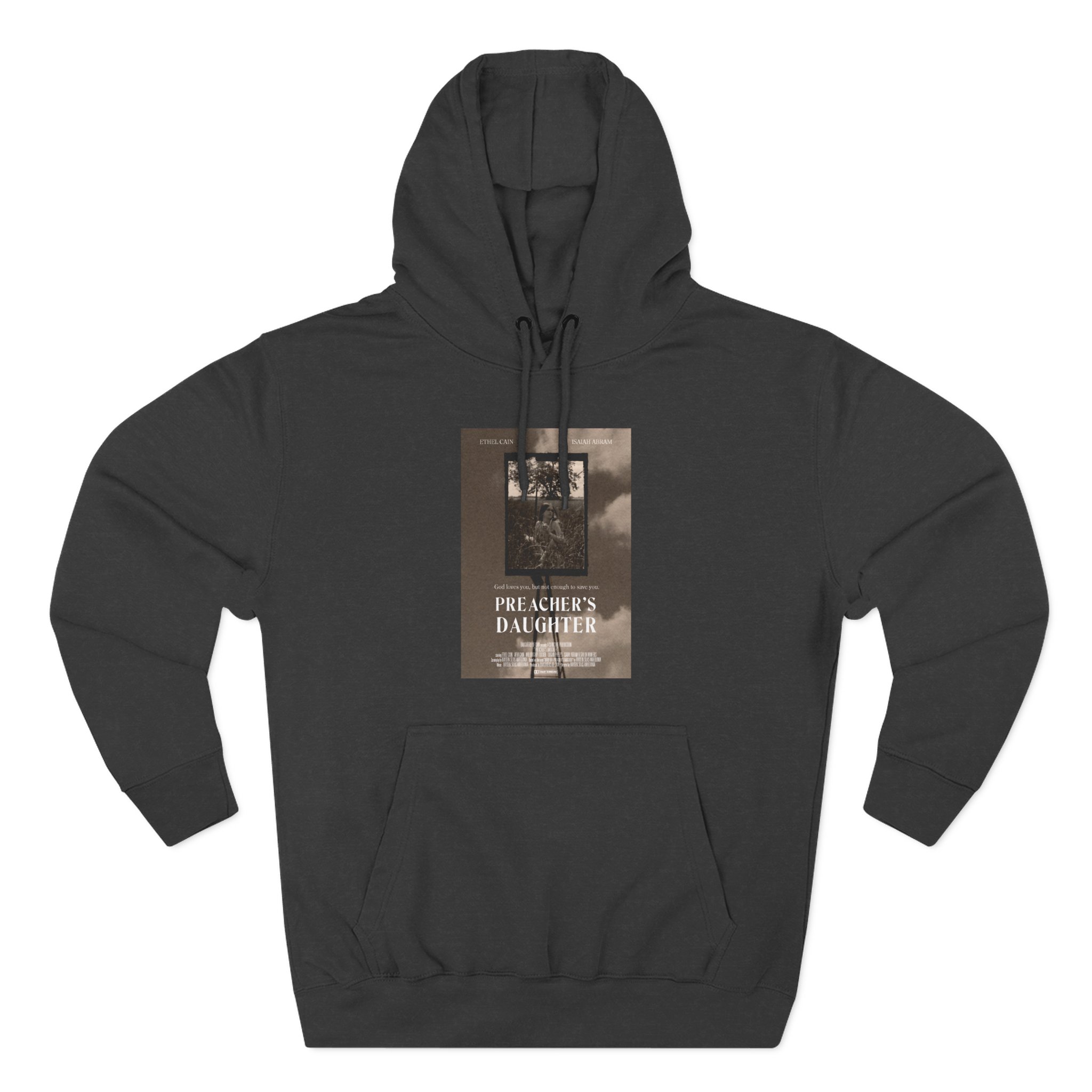 Ethel Cain Preacher's Daughter Movie Poster Three-Panel Fleece Hoodie - Image 7