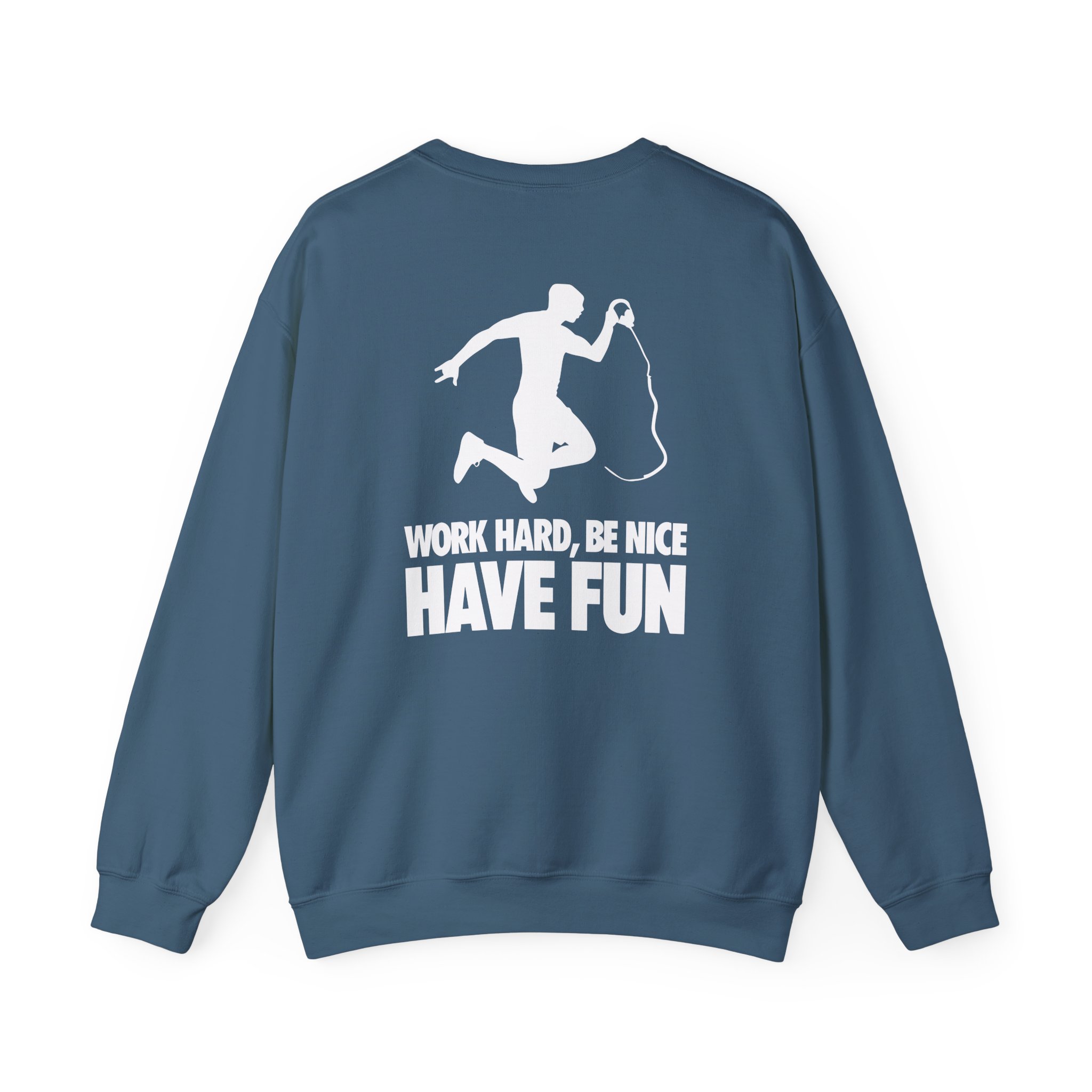 Nick Eh 30 Work Hard, Be Nice Have Fun Unisex Heavy Blend™ Crewneck Sweatshirt - Image 14