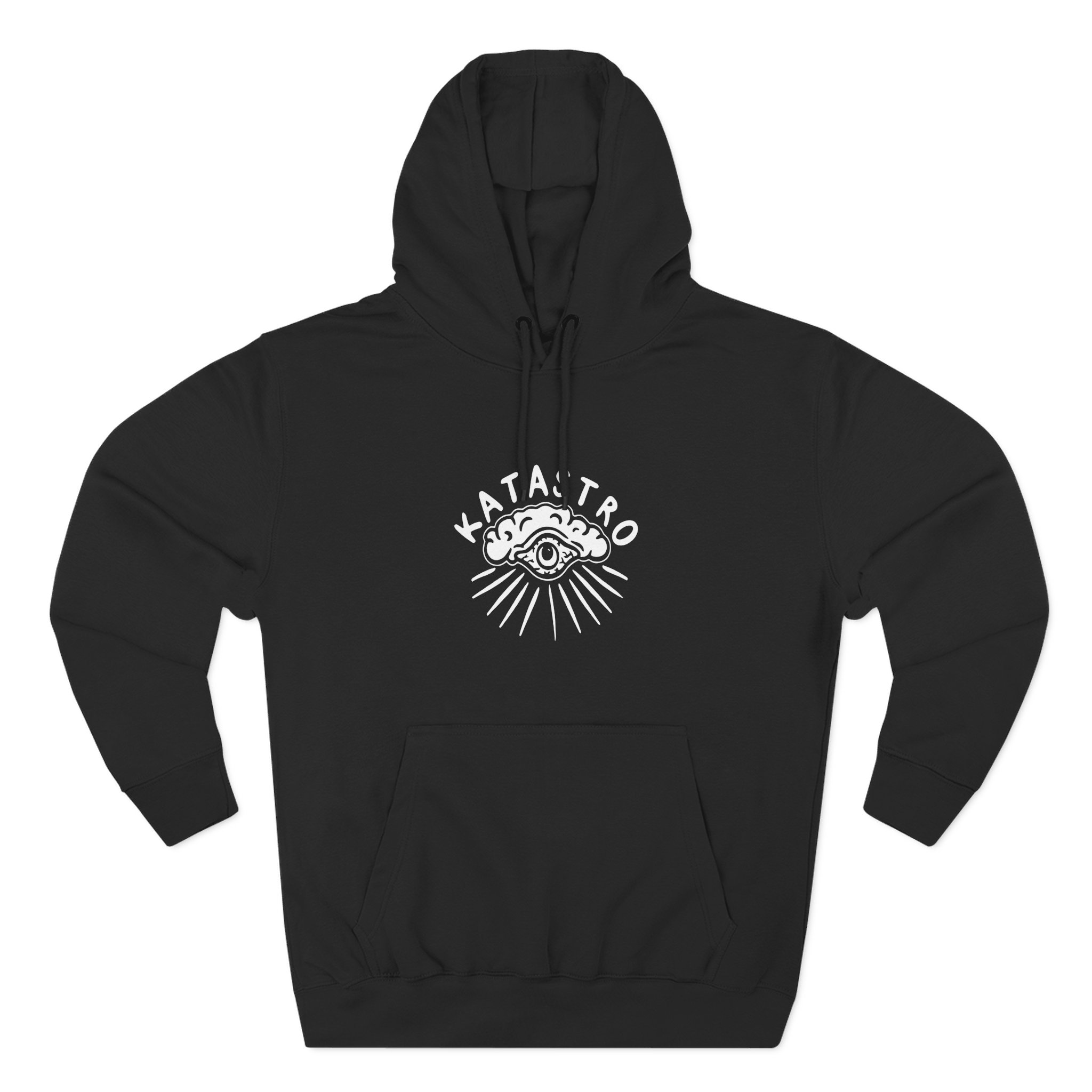 Katastro eye Three-Panel Fleece Hoodie