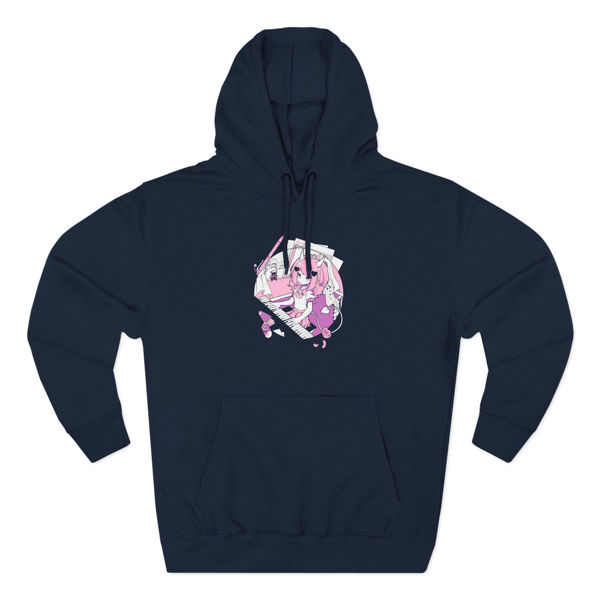 Anime Ironmouse Three-Panel Fleece Hoodie - Image 3