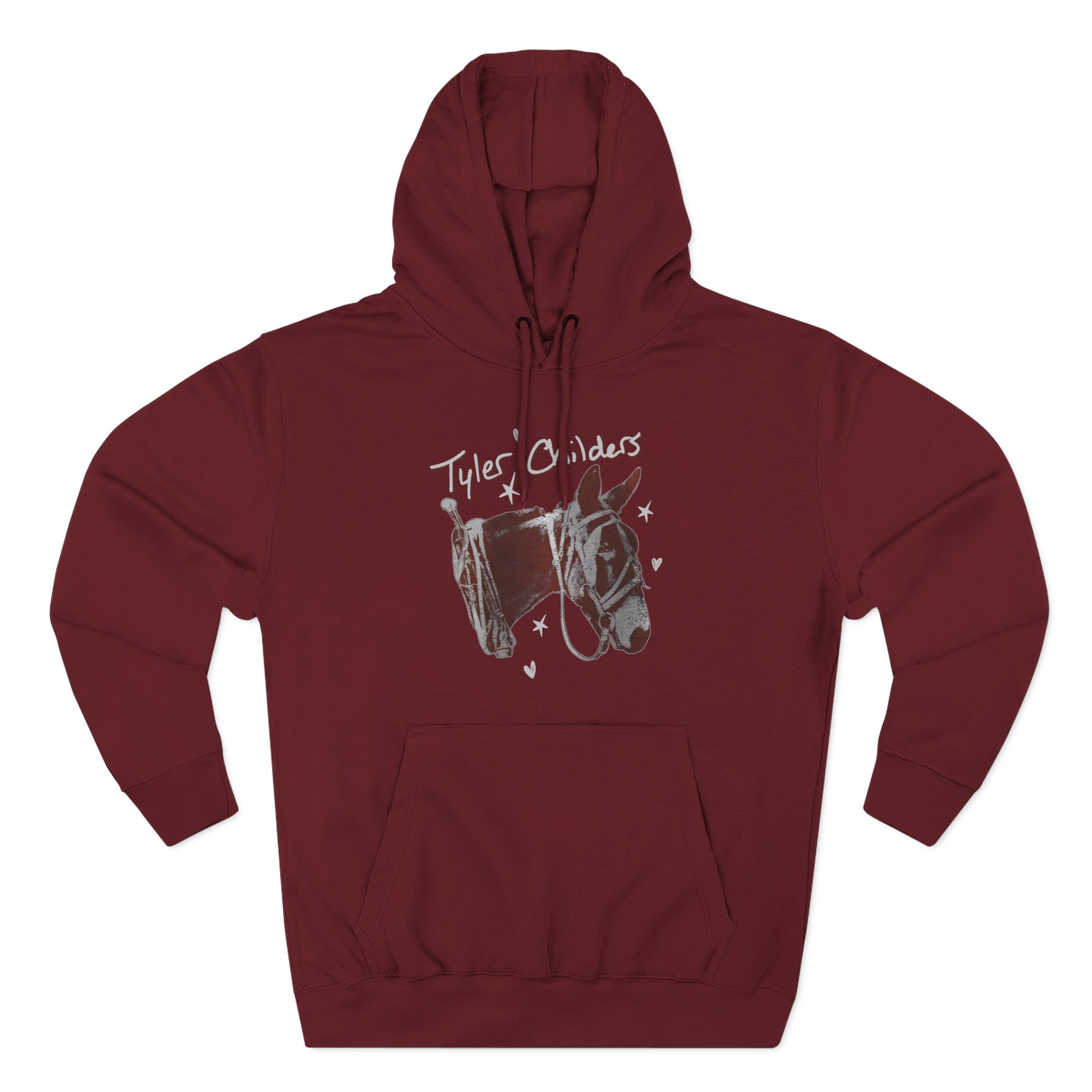Tyler Childers Green Youth Mule Three-Panel Fleece Hoodie - Image 15