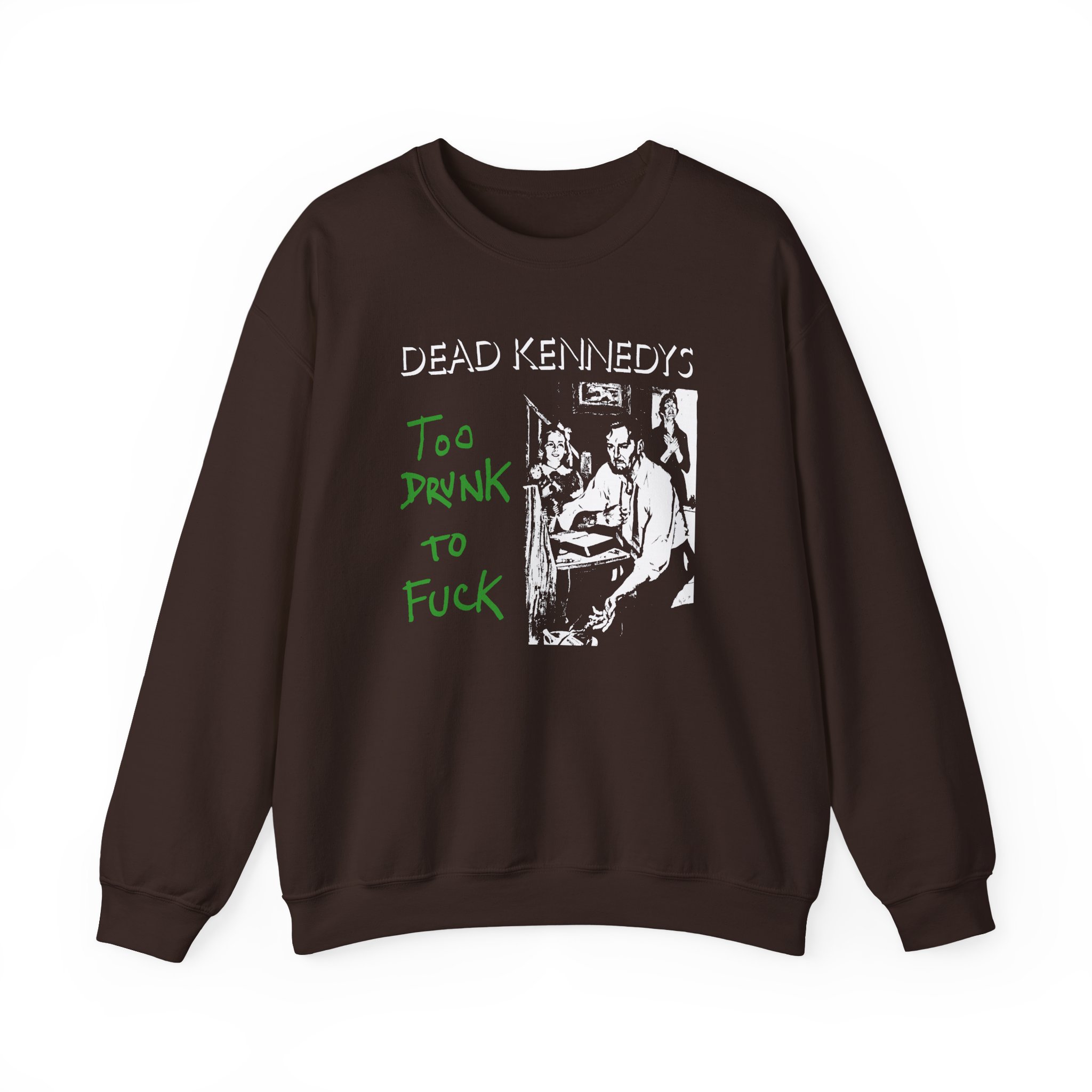 Dead Kennedys Too Drunk To Fuck Unisex Heavy Blend™ Crewneck Sweatshirt - Image 3