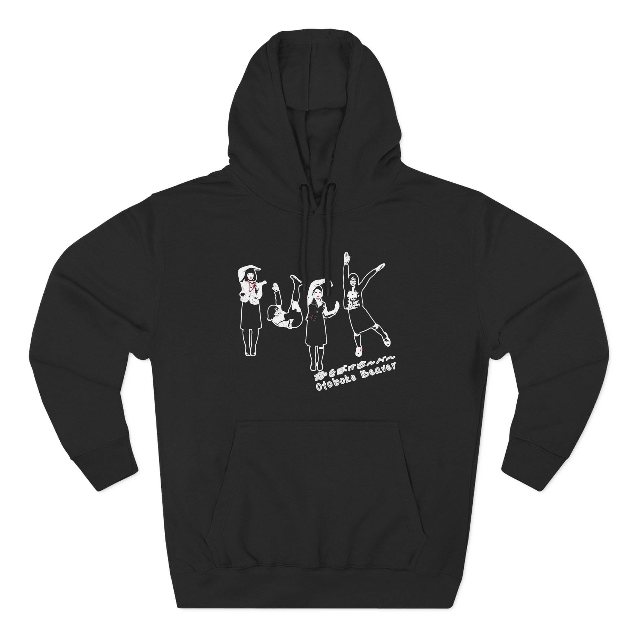 Otoboke Beaver FXXK Office Life Three-Panel Fleece Hoodie