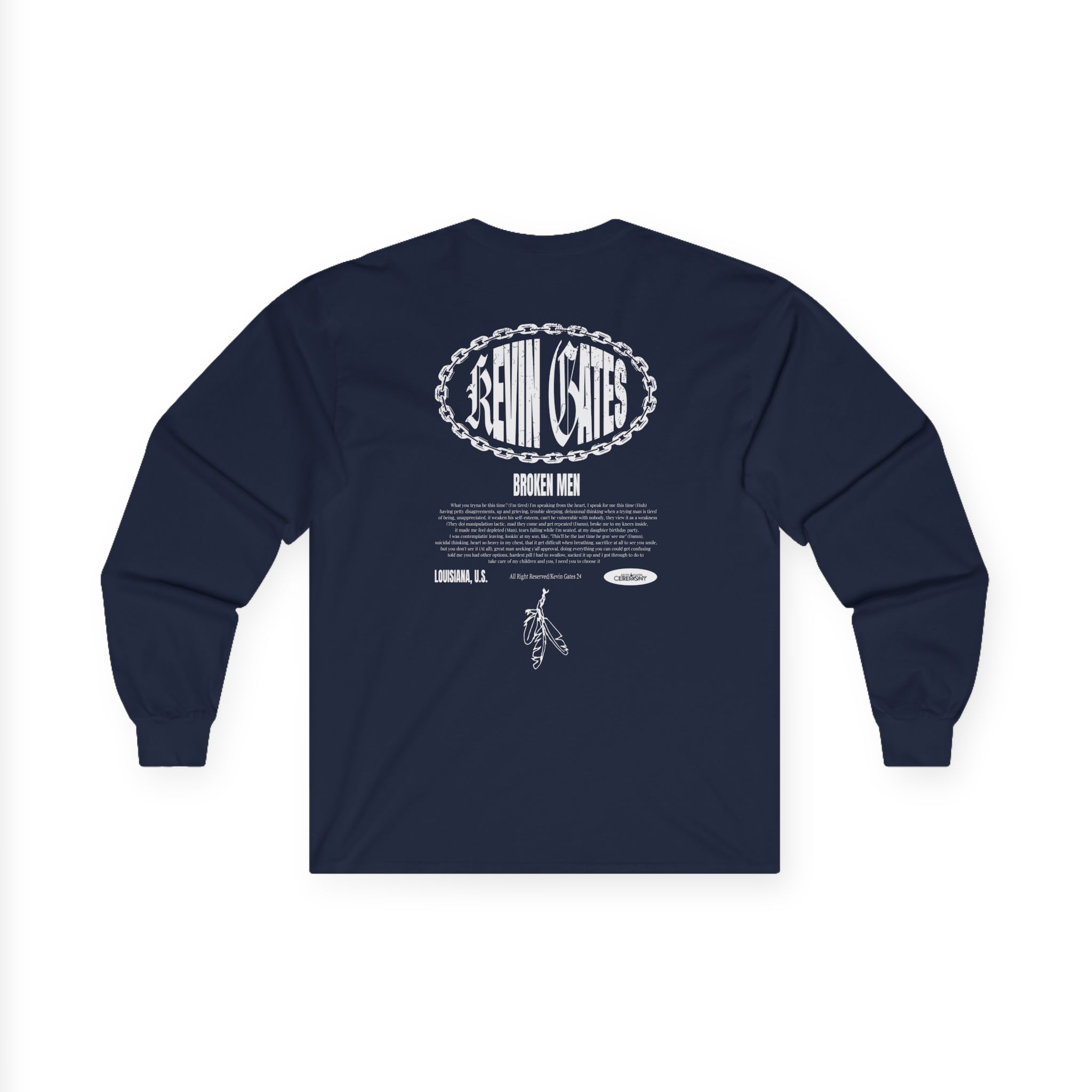 Kevin Gates Broken Men Unisex Ultra Cotton Long Sleeve Tee - Image 14