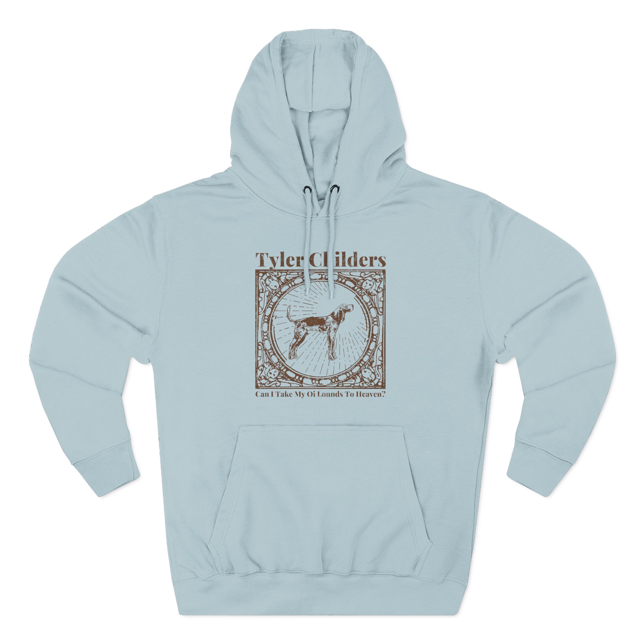 Tyler Childers Beige Hound Three-Panel Fleece Hoodie - Image 9