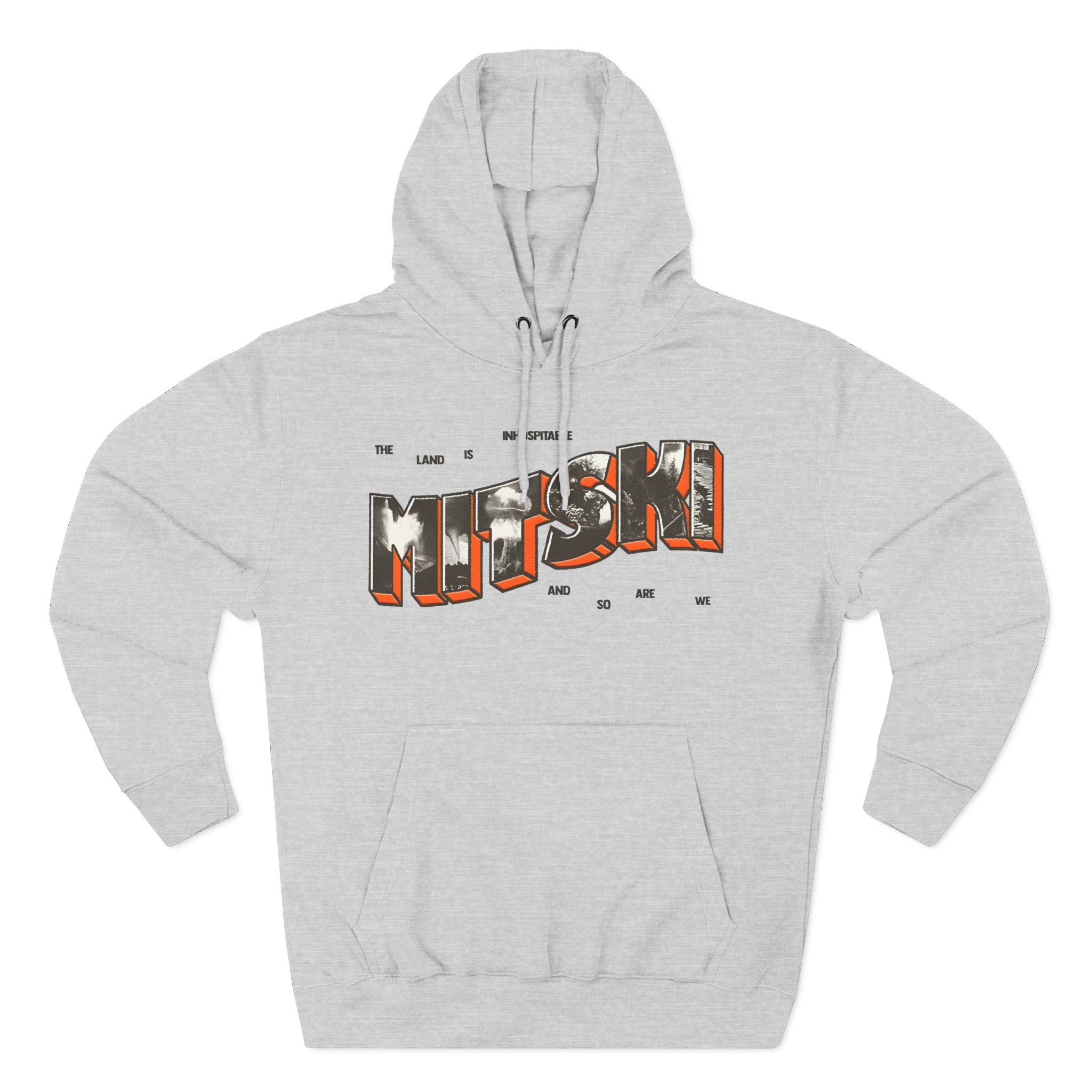 Mitski Postcard Three-Panel Fleece Hoodie - Image 3