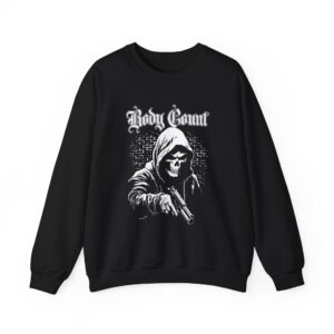 Body Count Hooded Skull Unisex Heavy Blend™ Crewneck Sweatshirt
