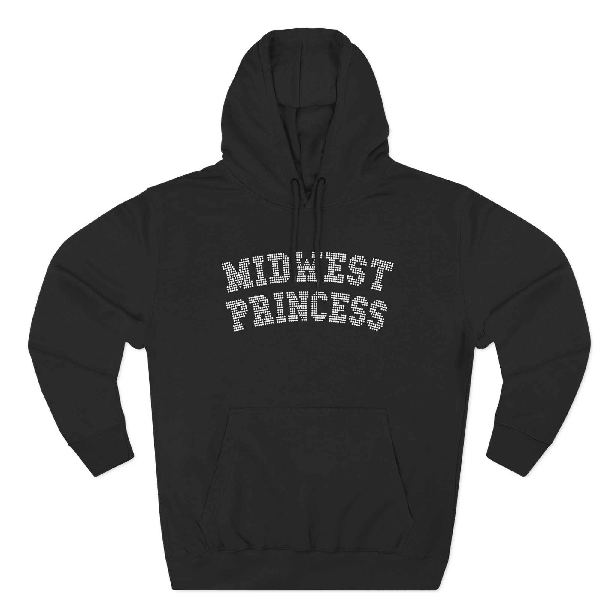 Chappell Roan Rhinestoned Midwest Three-Panel Fleece Hoodie
