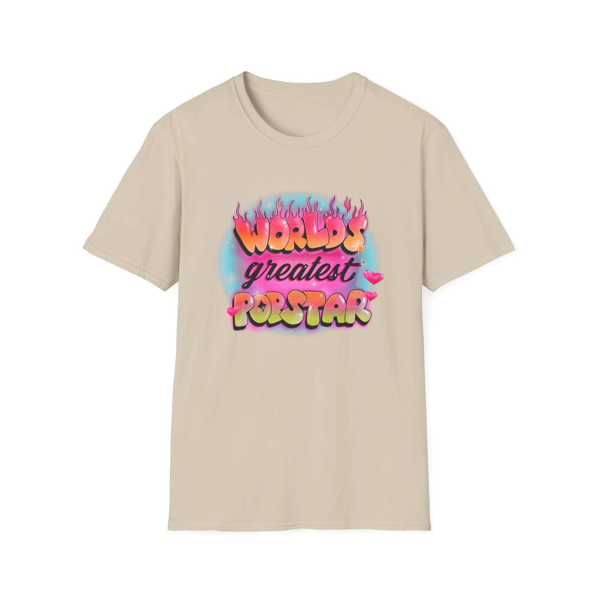 Chappell Roan World's Greatest Popstar Unisex Softstyle T-Shirt - Image 3