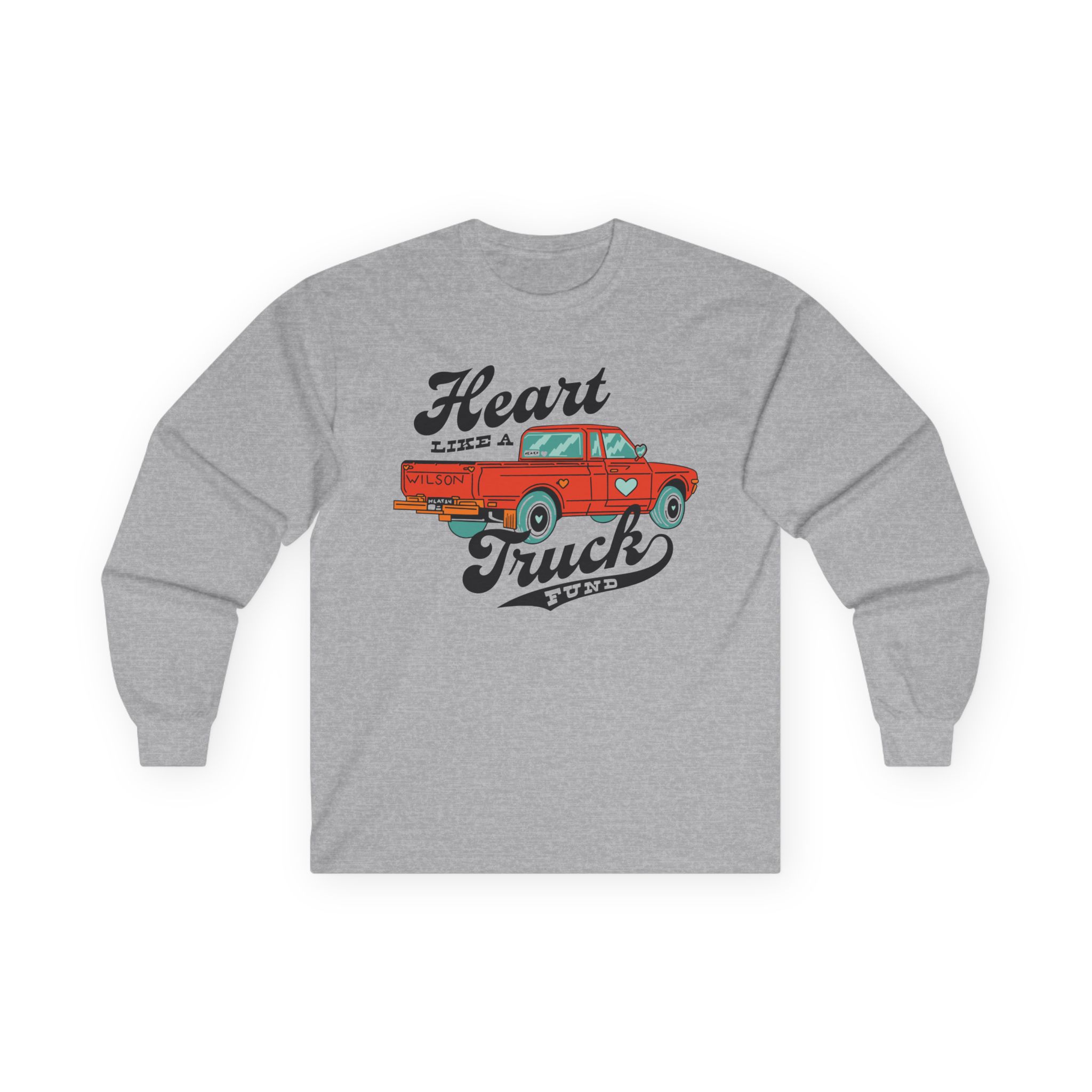 Lainey Wilson Heart Like a Truck Fund Unisex Ultra Cotton Long Sleeve Tee - Image 5