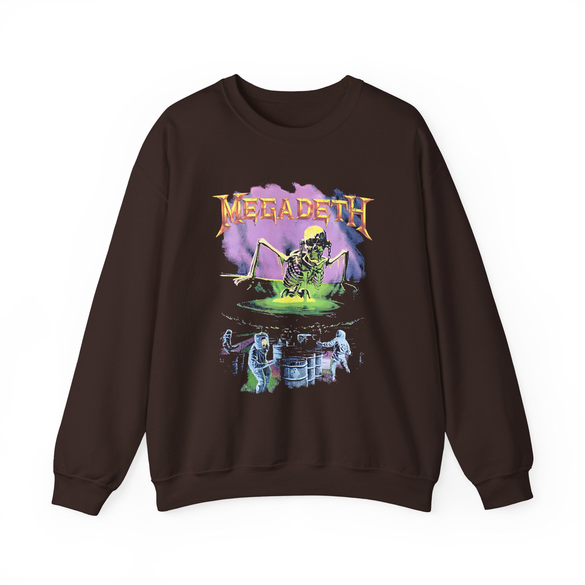 Manhead Megadeth Contaminated Unisex Heavy Blend™ Crewneck Sweatshirt - Image 5