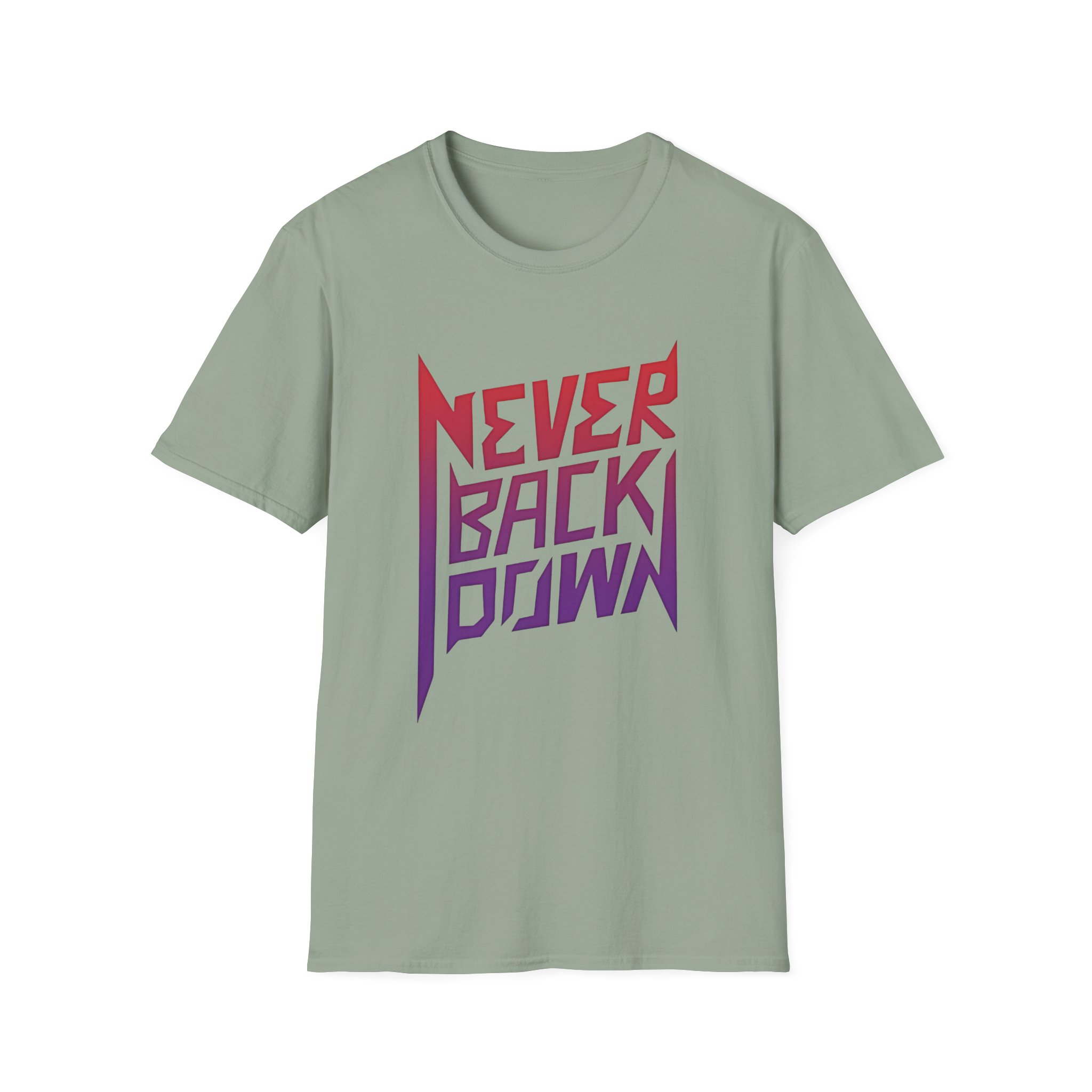 Nick Eh 30 Never Back Down Unisex Softstyle T-Shirt - Image 15