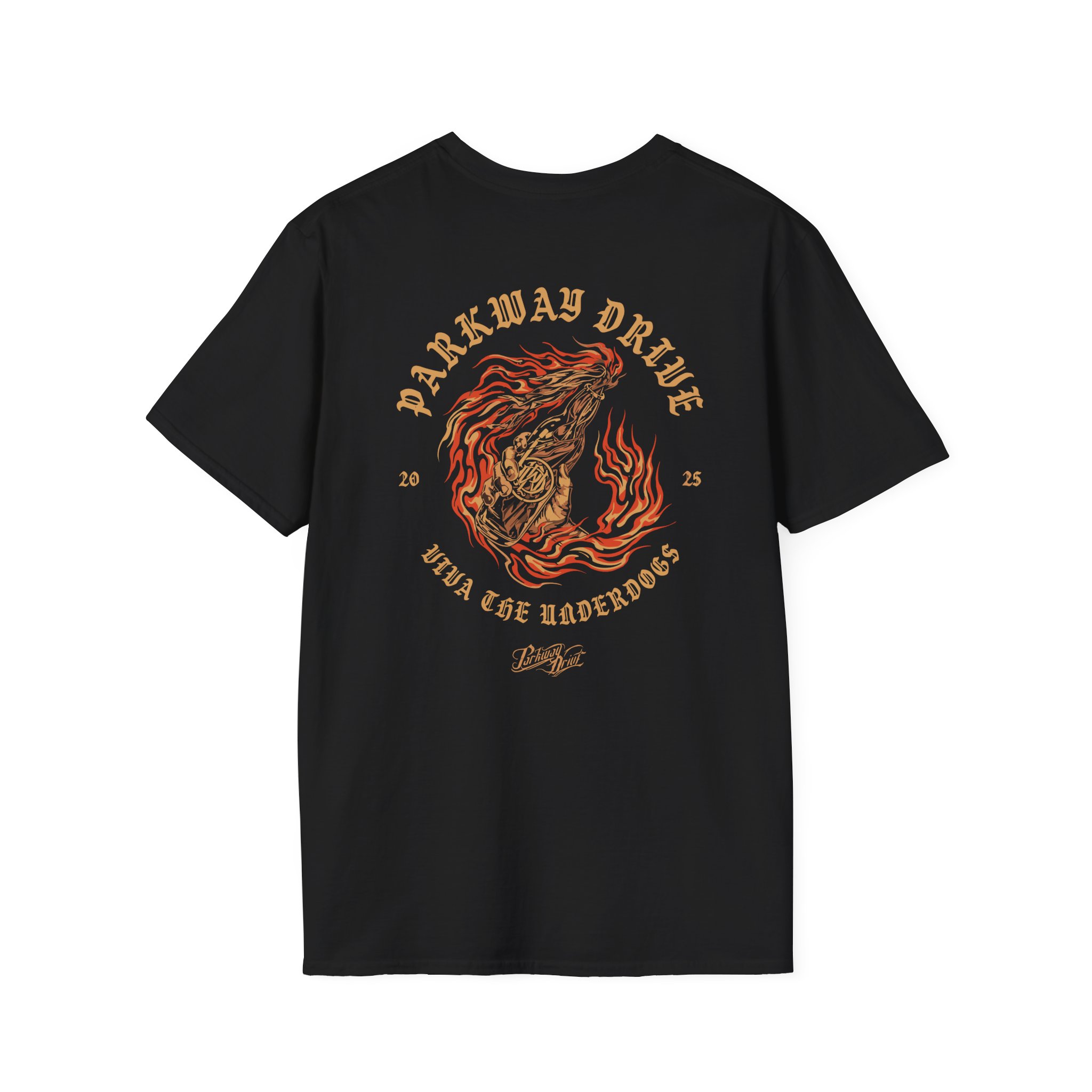 Parkway Drive Vtu 5 Year Anniversary Unisex Softstyle T-Shirt - Image 2