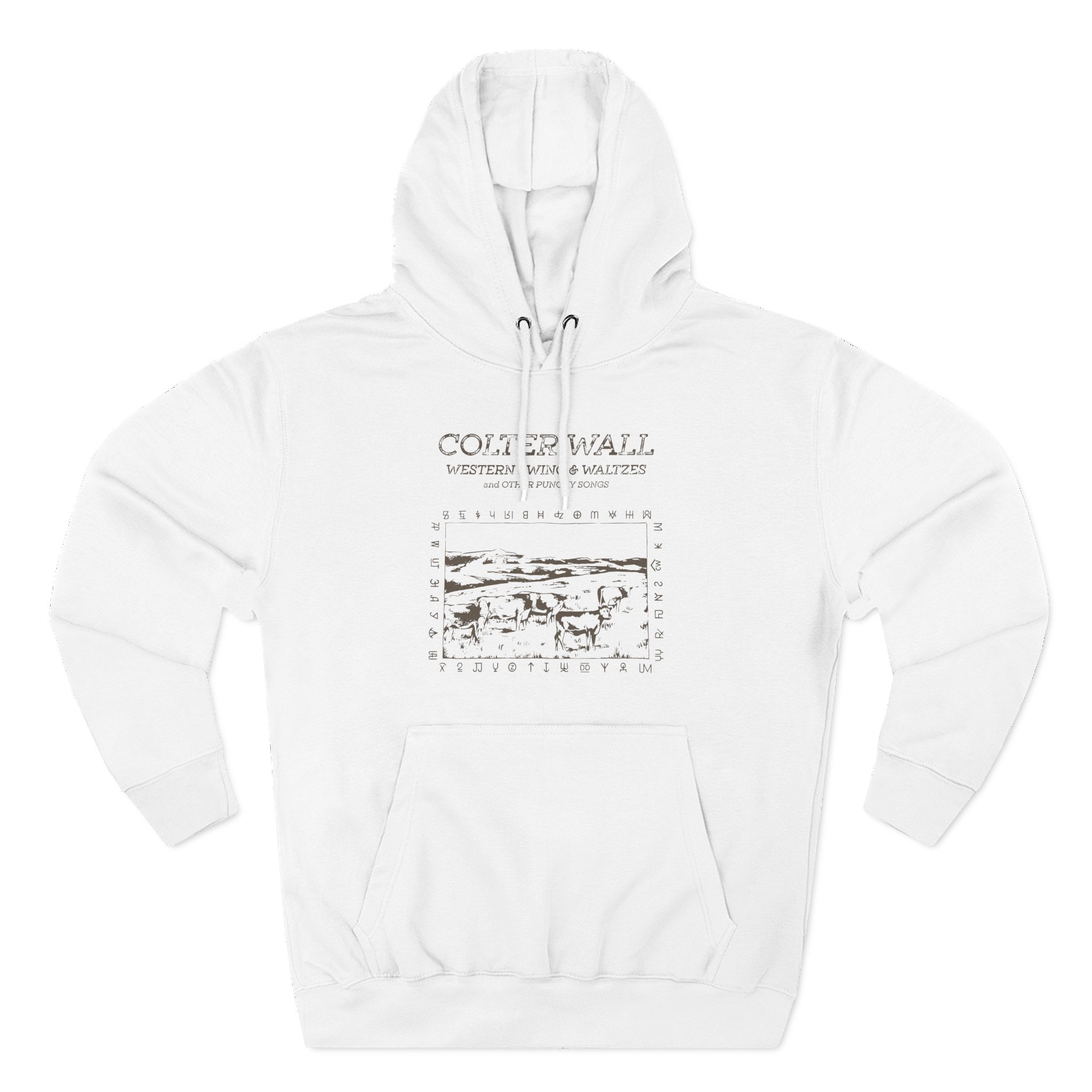 Colter Wall Western Swing & Waltzes Three-Panel Fleece Hoodie