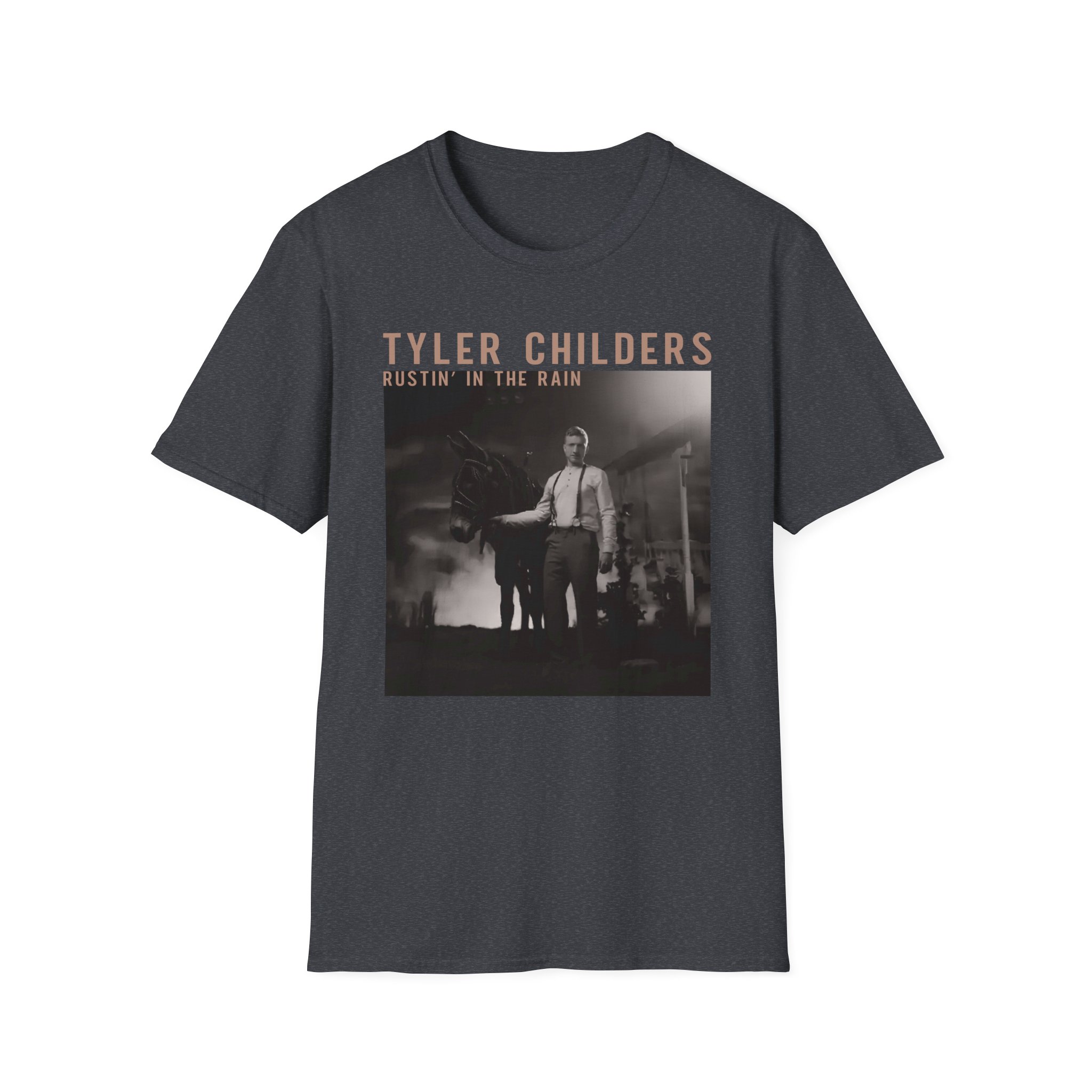 Tyler Childers Black Rustin Unisex Softstyle T-Shirt - Image 17