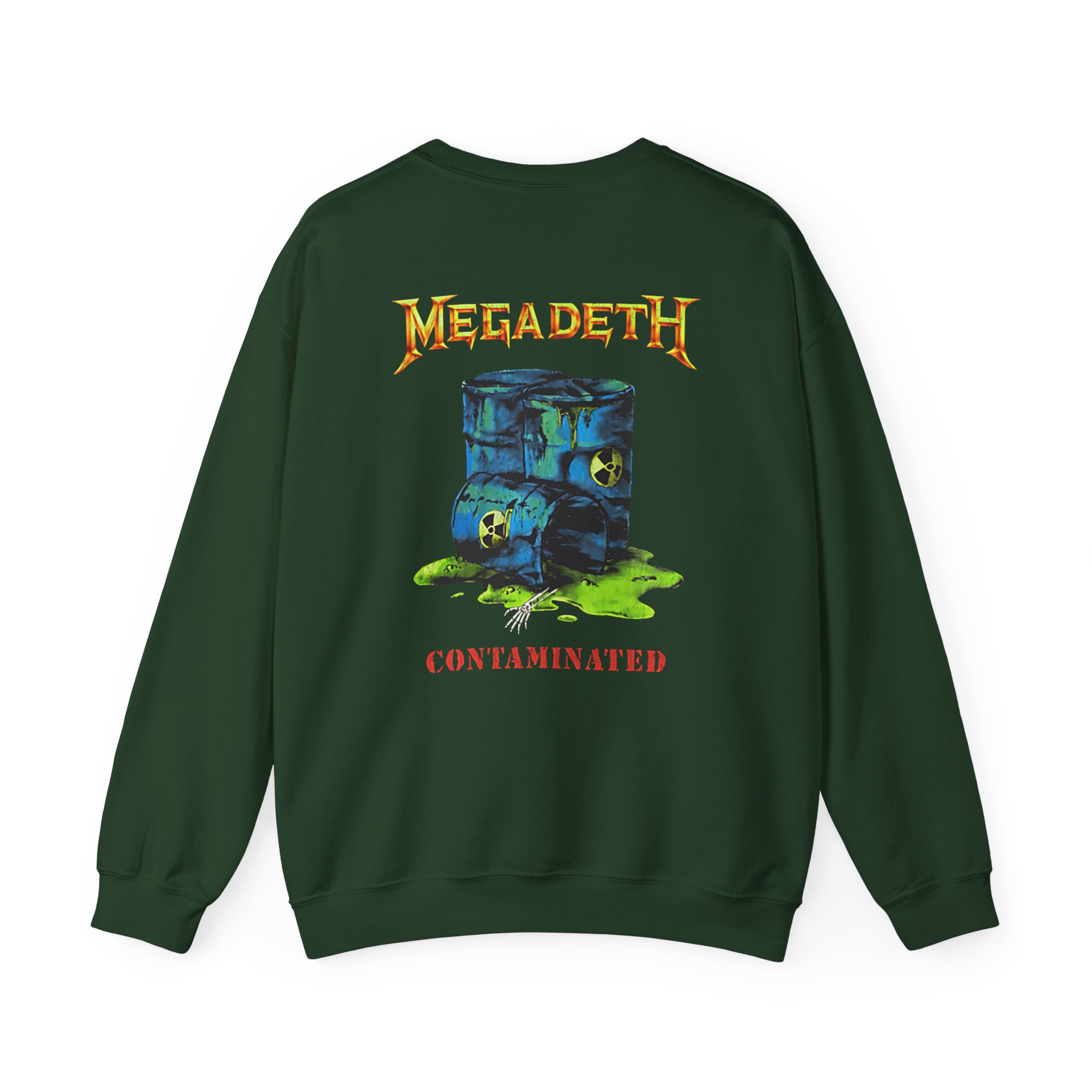 Manhead Megadeth Contaminated Unisex Heavy Blend™ Crewneck Sweatshirt - Image 8