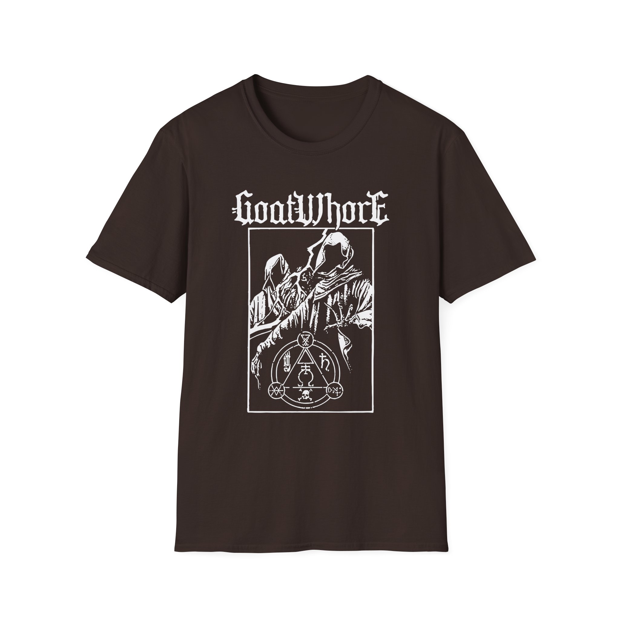 Goatwhore sigil Unisex Softstyle T-Shirt - Image 7