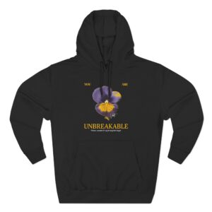 Fourth Wing You Are Unbreakable Xaden and Violet Three-Panel Fleece Hoodie