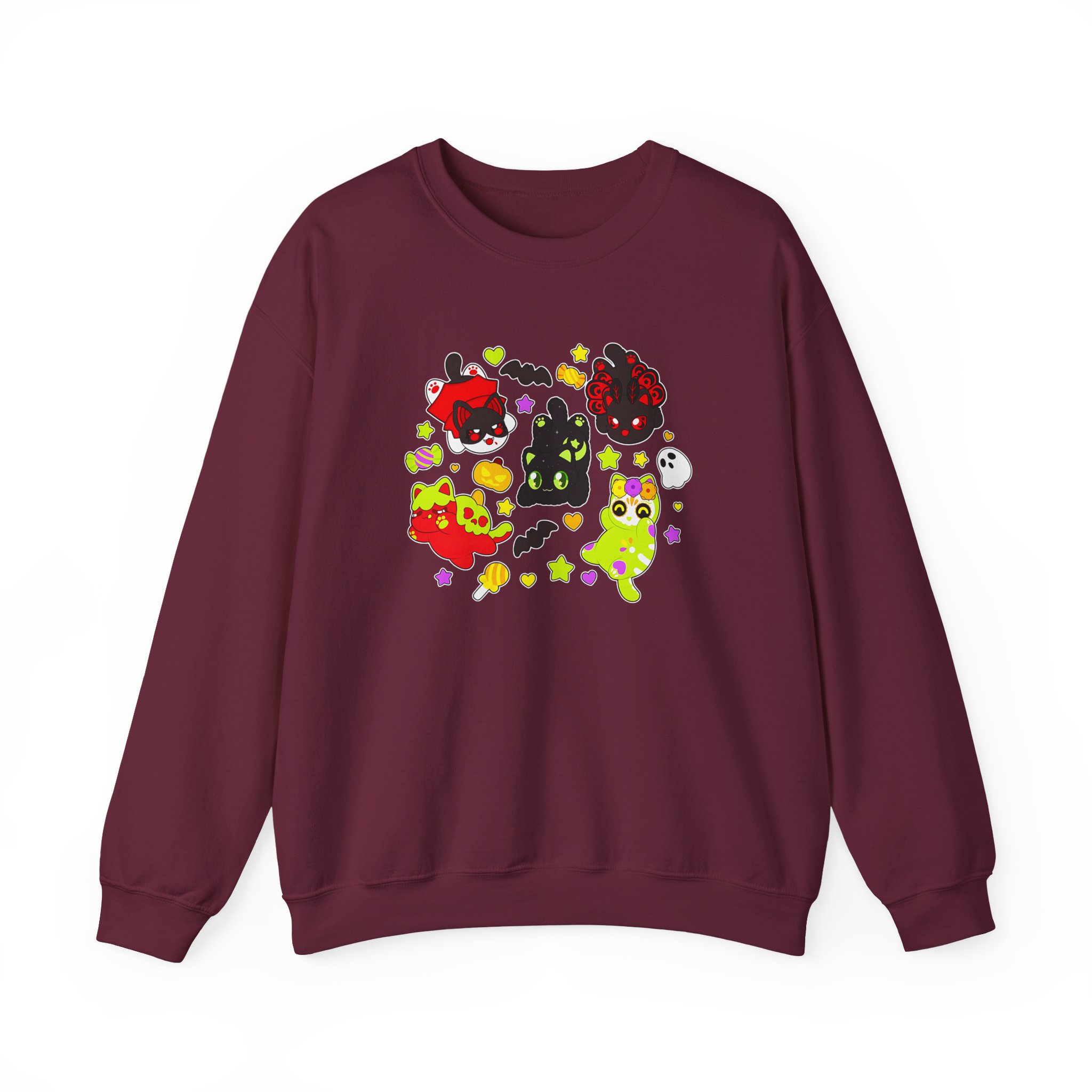 Aphmau Halloween Unisex Heavy Blend™ Crewneck Sweatshirt - Image 3
