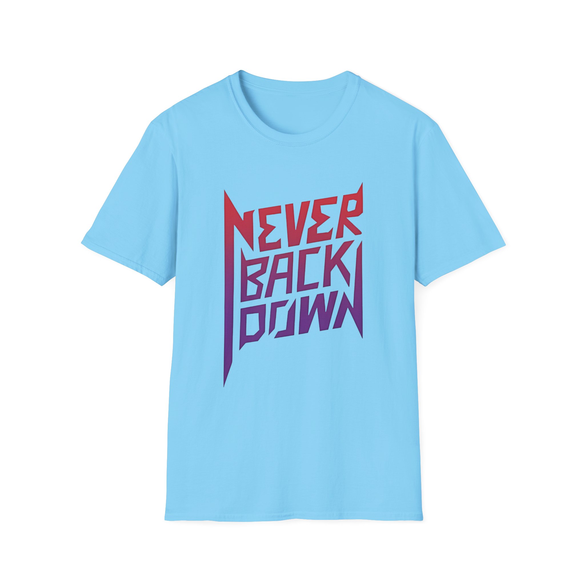 Nick Eh 30 Never Back Down Unisex Softstyle T-Shirt - Image 19