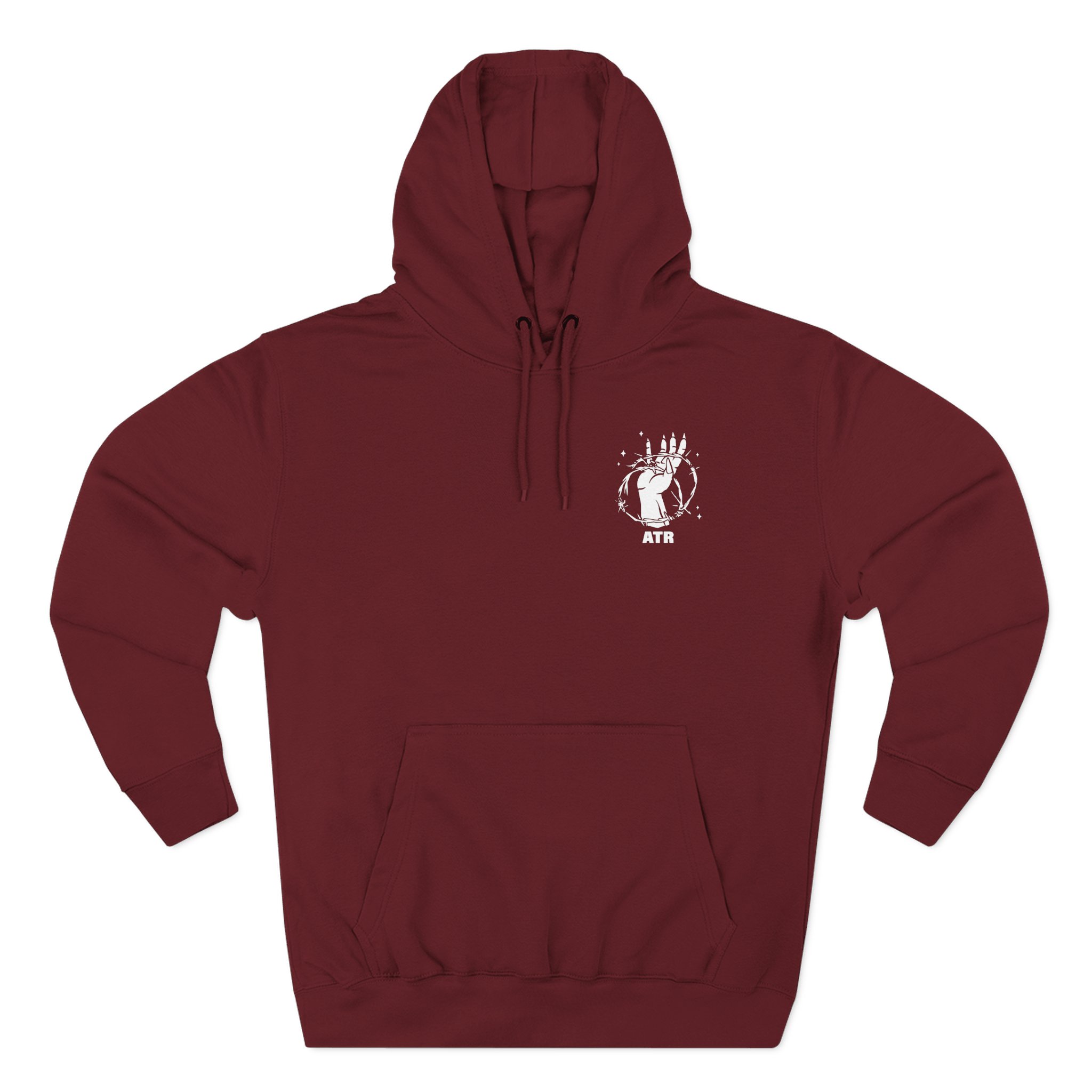 All That Remains Barbed Wire Three-Panel Fleece Hoodie - Image 7