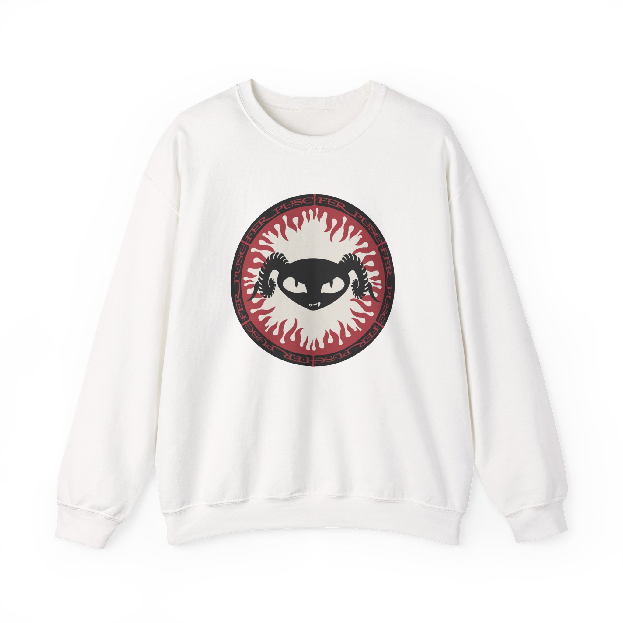 Puscifer Flame Logo Unisex Heavy Blend™ Crewneck Sweatshirt - Image 3