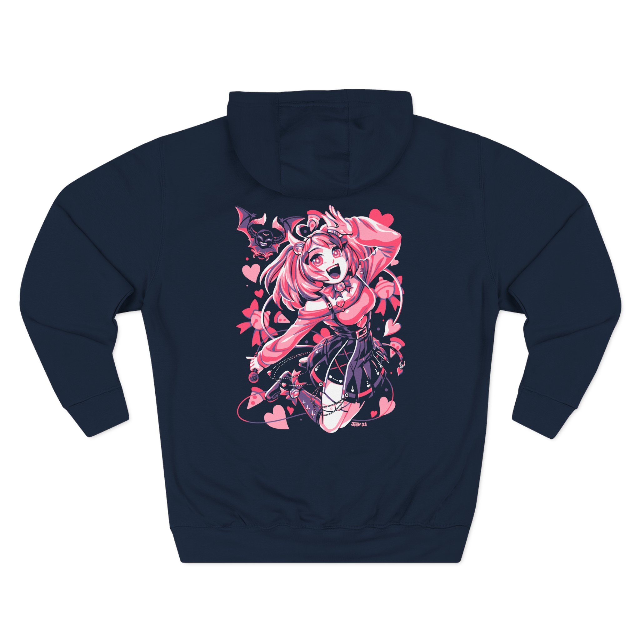 Anime Ironmouse Three-Panel Fleece Hoodie - Image 4