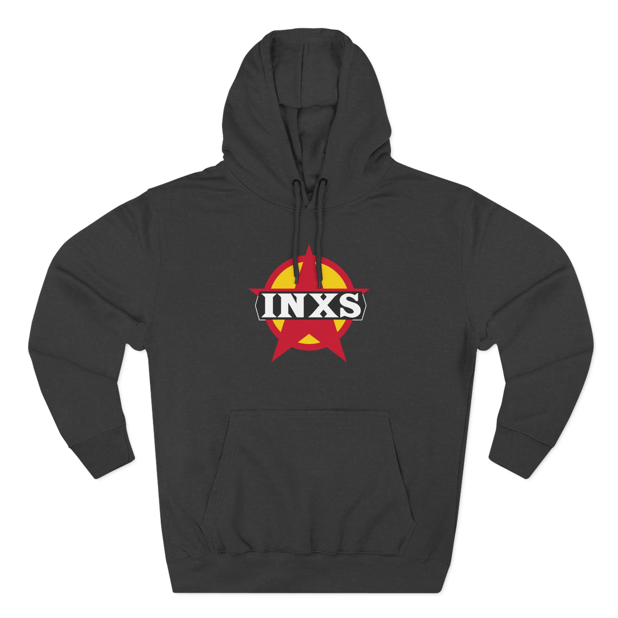 Inxs Vintage Star Logo Three-Panel Fleece Hoodie - Image 3