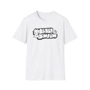 Otoboke Beaver Shimmer Print Logo Unisex Softstyle T-Shirt