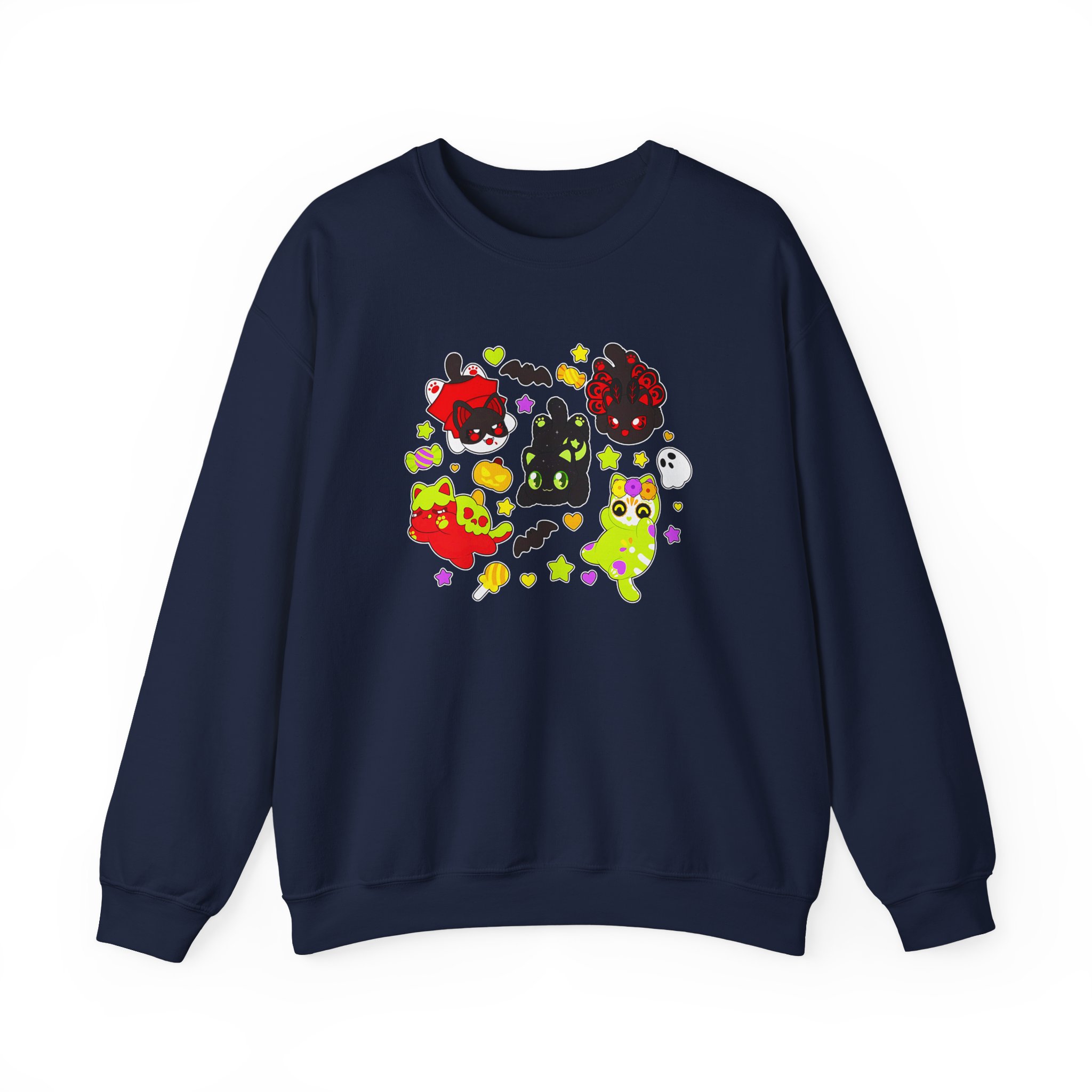 Aphmau Halloween Unisex Heavy Blend™ Crewneck Sweatshirt - Image 15