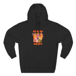 Nick Eh 30 Never Back Down Never Give Up Three-Panel Fleece Hoodie