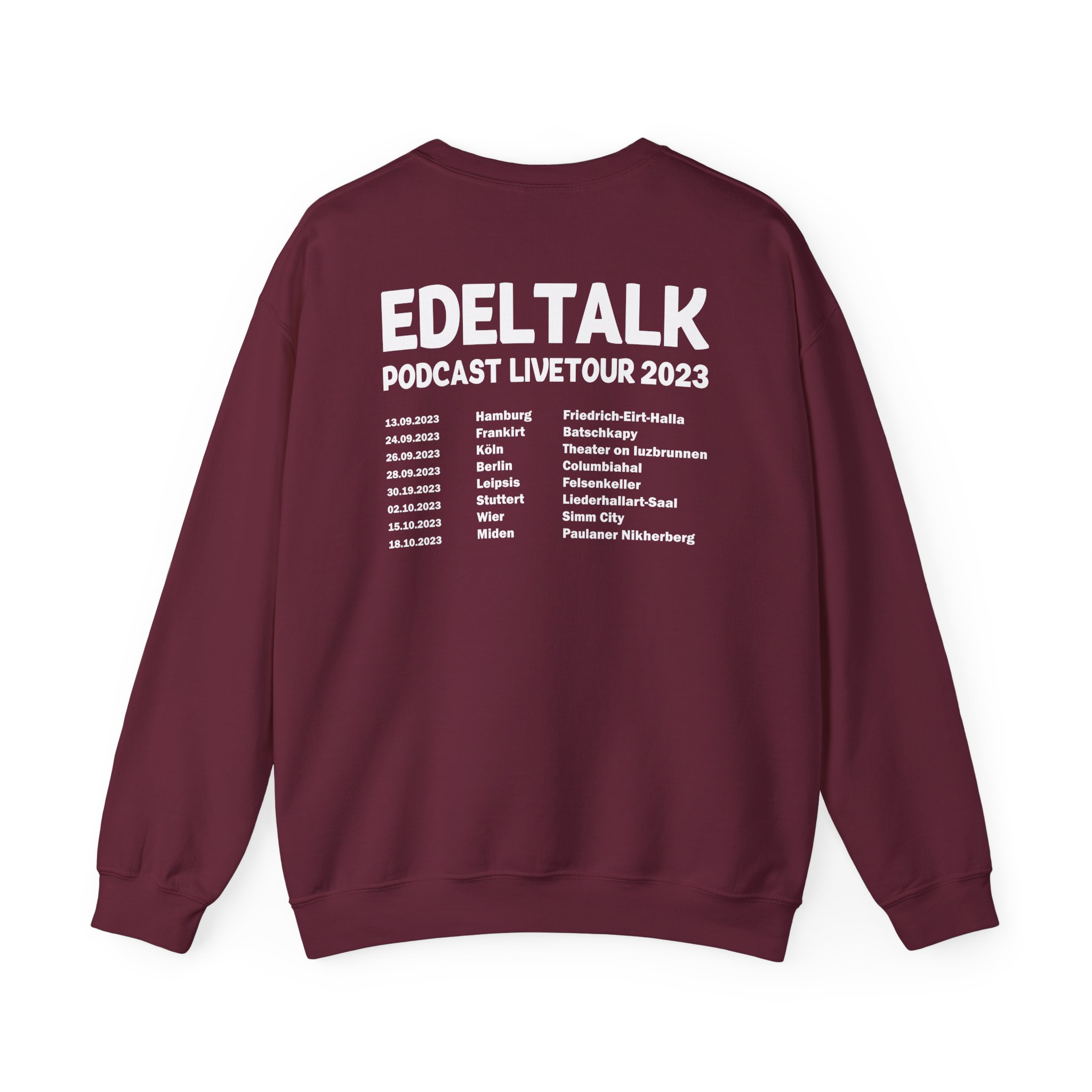 Edeltalk Podcast Livetour 2023 Unisex Heavy Blend™ Crewneck Sweatshirt - Image 4