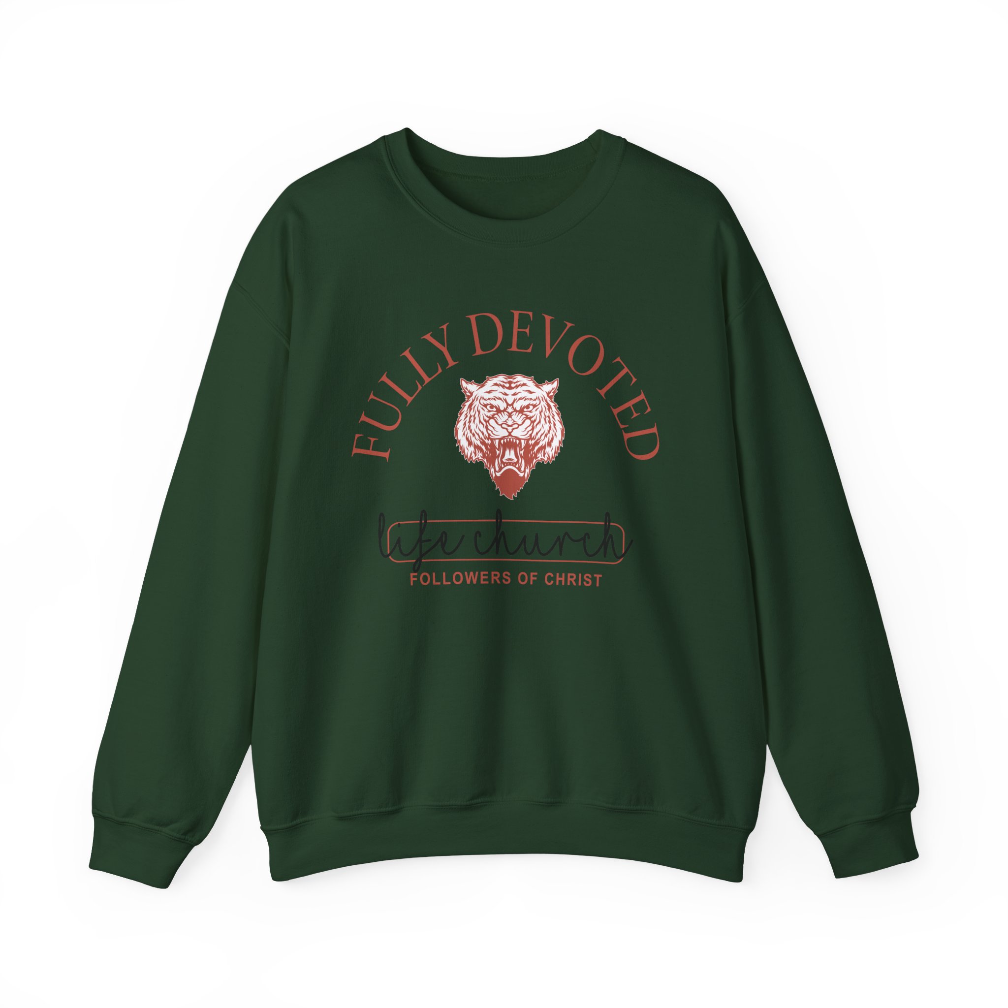 Life Church Fully Devoted Vintage Unisex Heavy Blend™ Crewneck Sweatshirt - Image 15