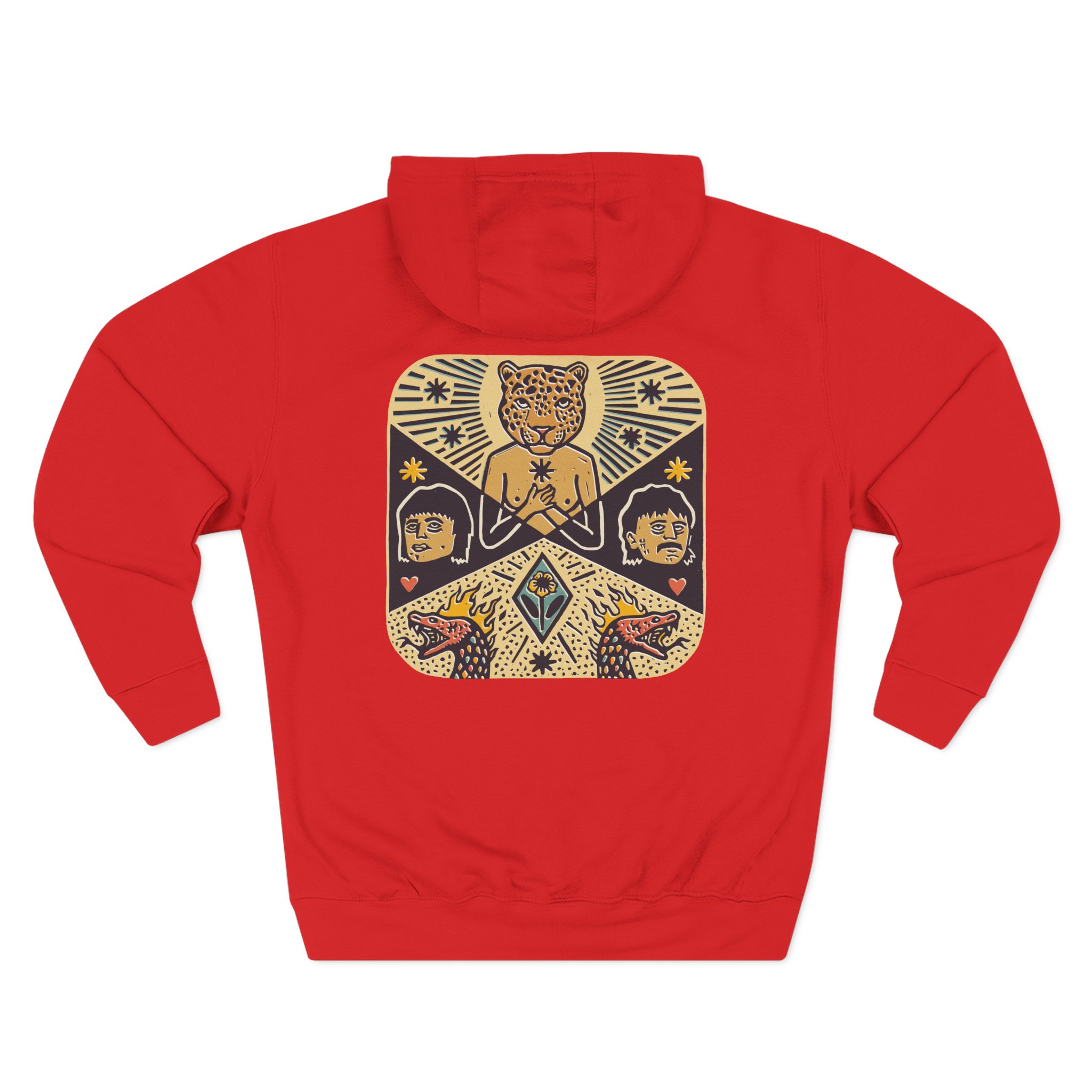 Lime Cordiale Pedestal Three-Panel Fleece Hoodie - Image 14