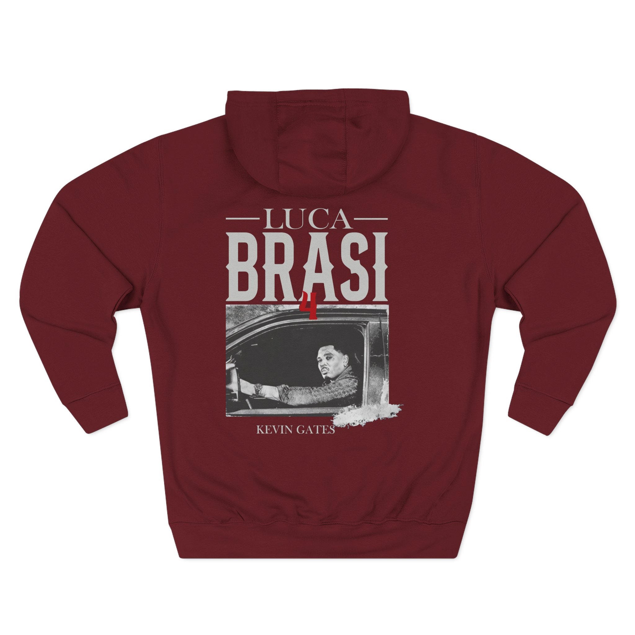 Kevin Gates Luca Brasi Three-Panel Fleece Hoodie - Image 12