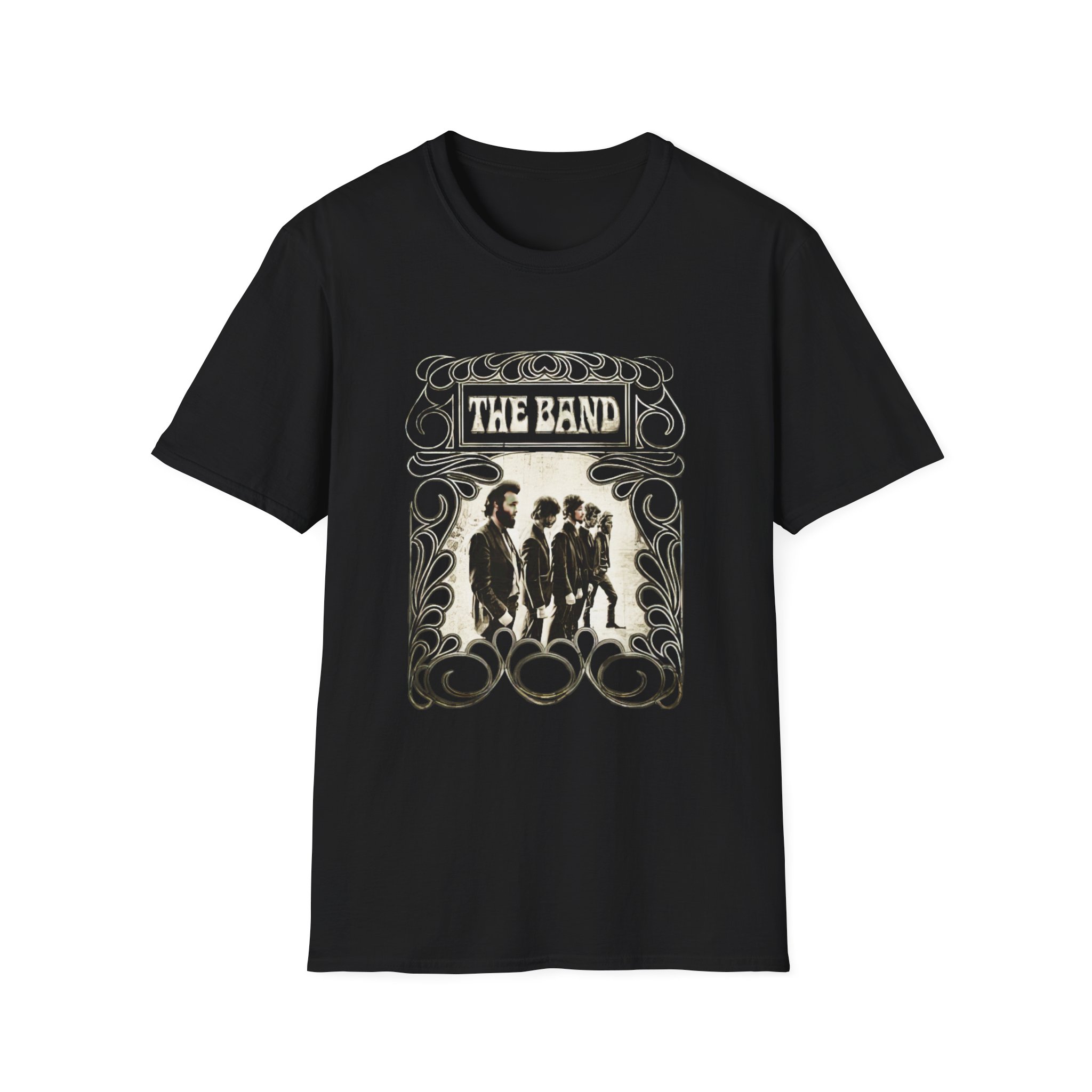 The Band Vintage Filagree Unisex Softstyle T-Shirt