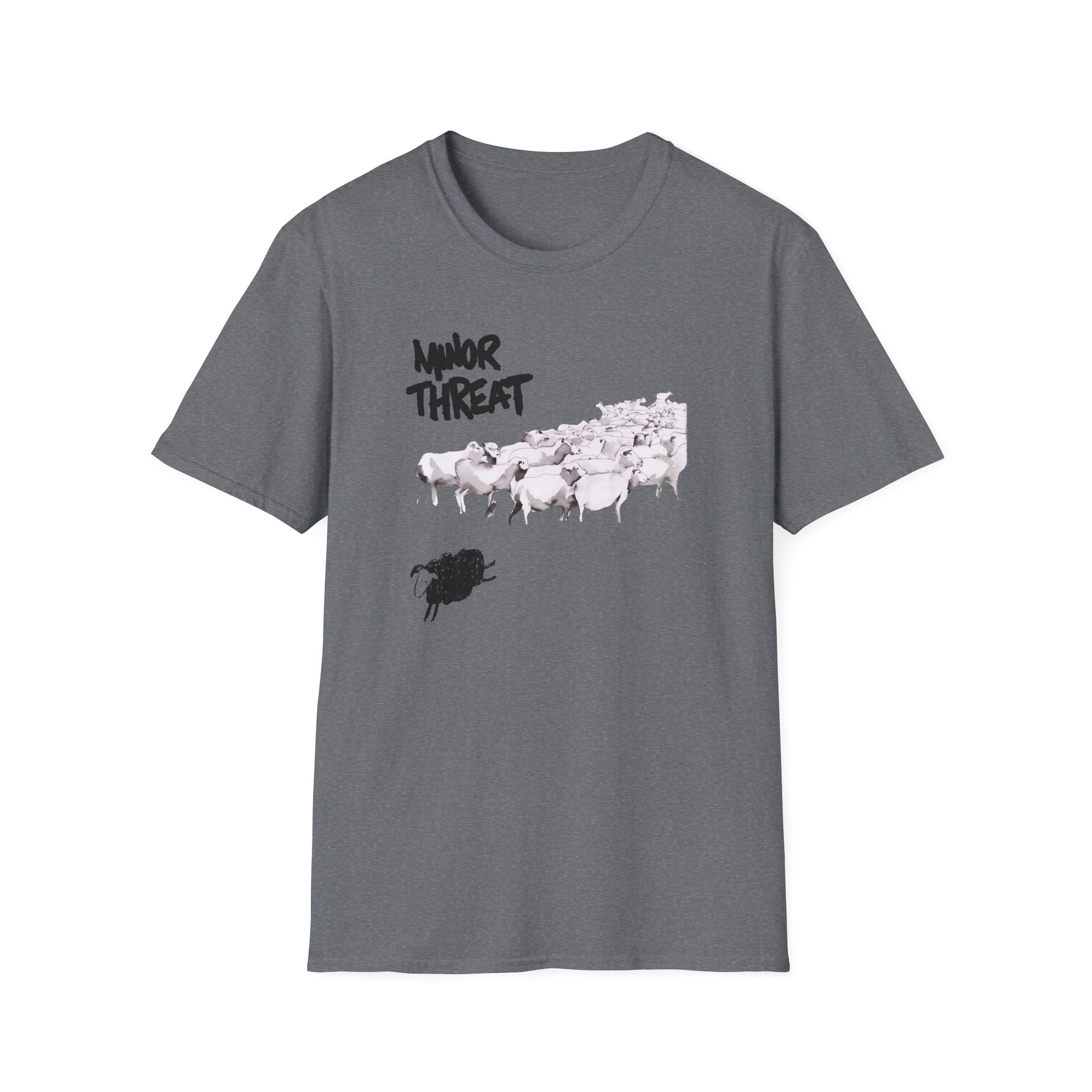 Minor Threat Still Out of Step Unisex Softstyle T-Shirt - Image 5