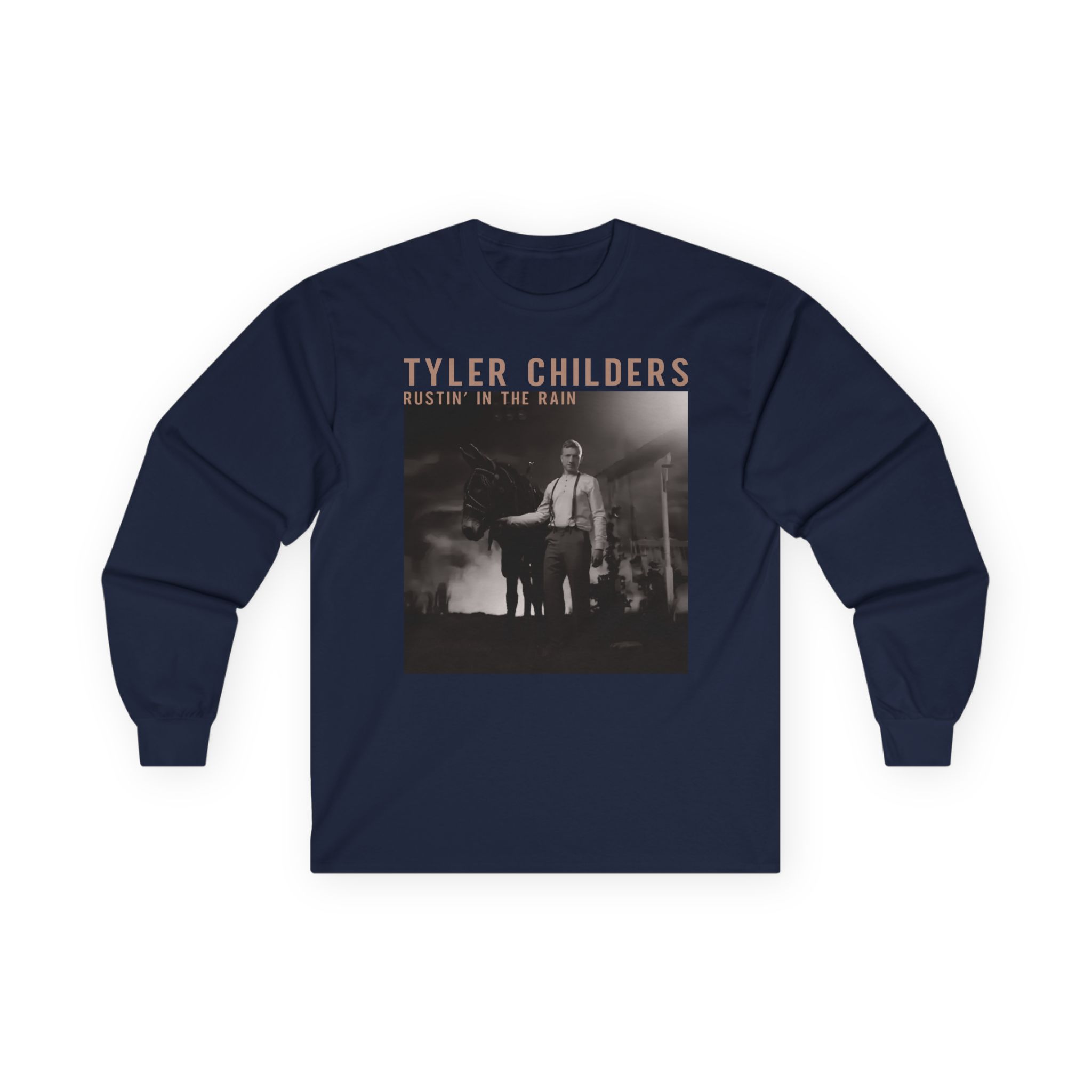 Tyler Childers Black Rustin Unisex Ultra Cotton Long Sleeve Tee - Image 15