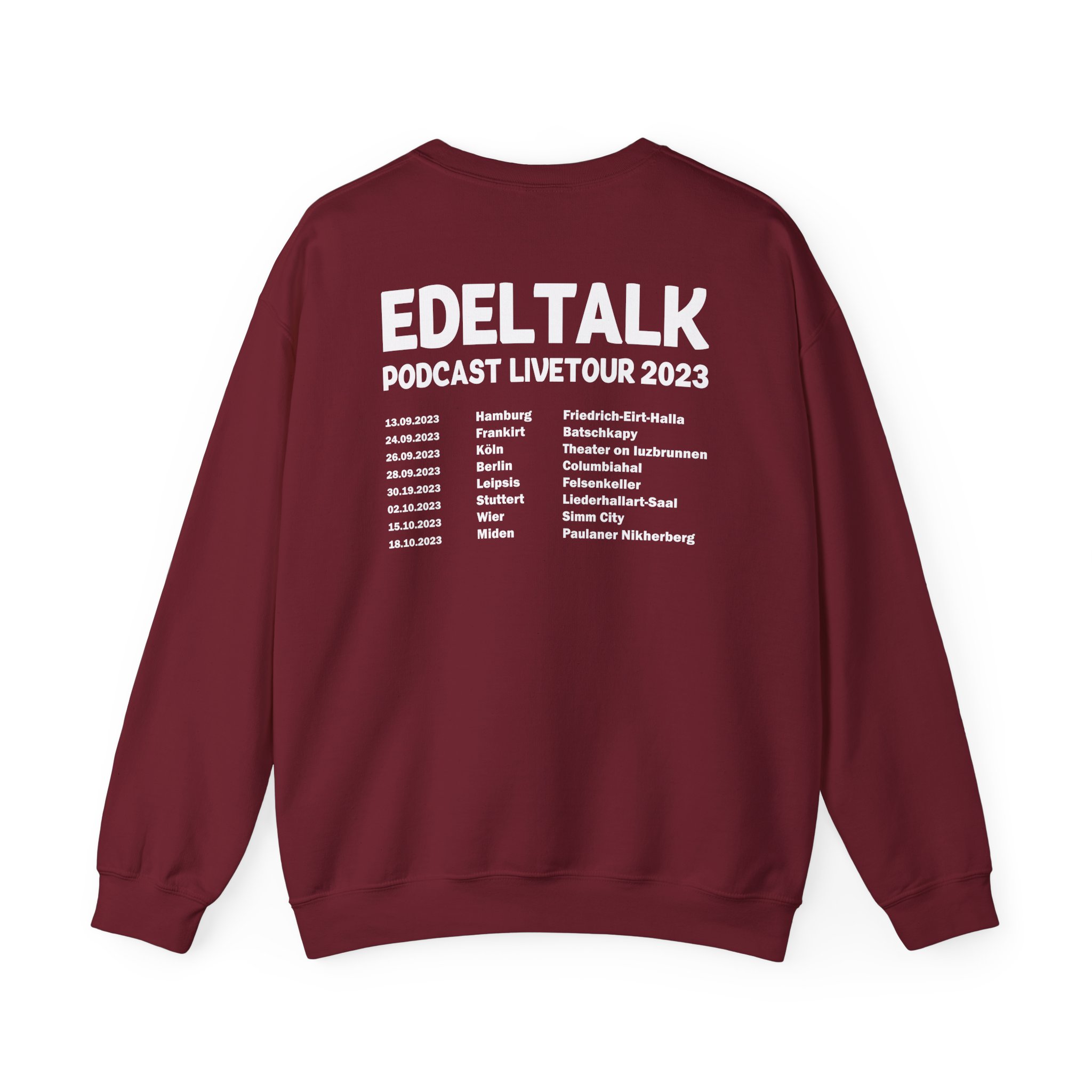 Edeltalk Podcast Livetour 2023 Unisex Heavy Blend™ Crewneck Sweatshirt - Image 26