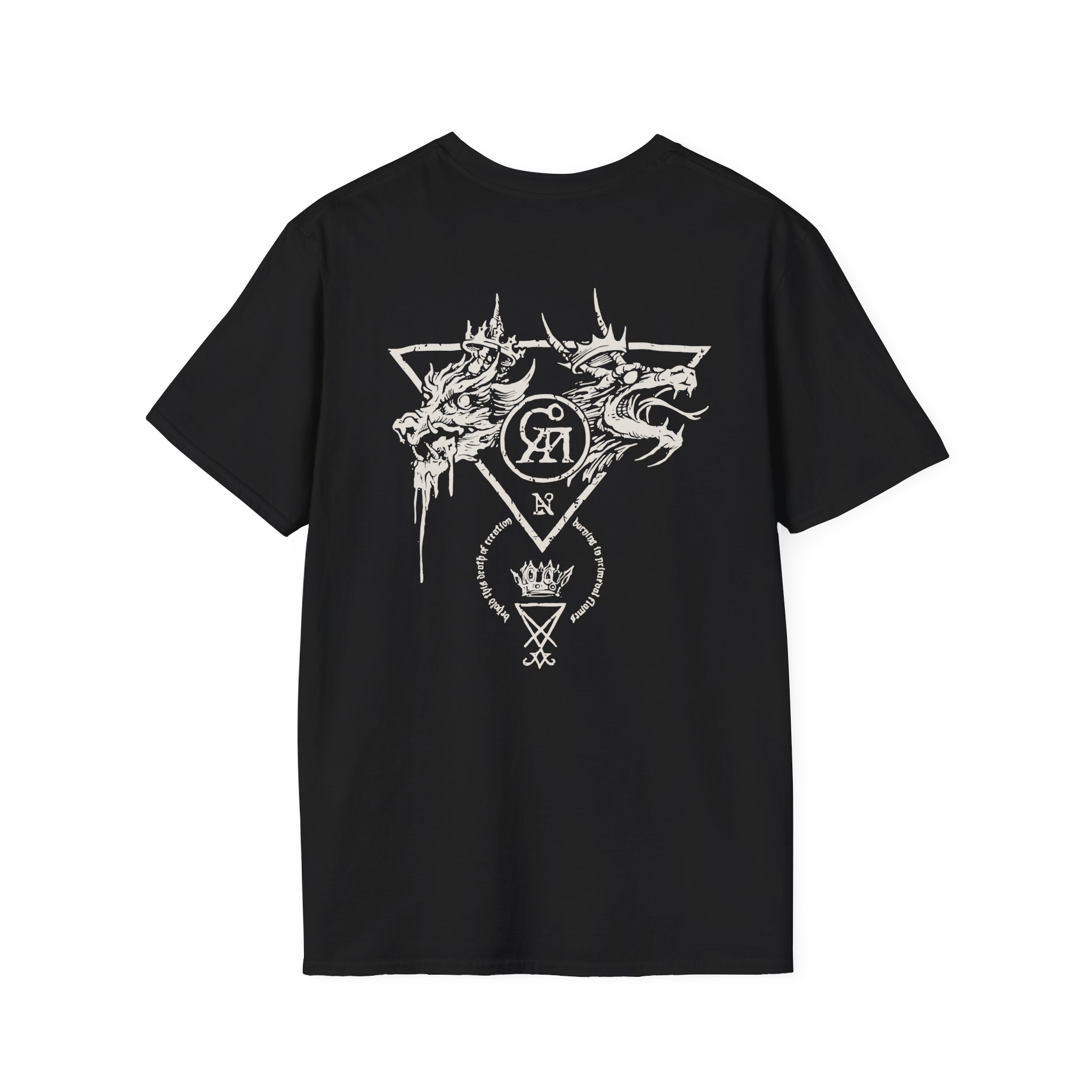 Goatwhore sigil Unisex Softstyle T-Shirt - Image 4
