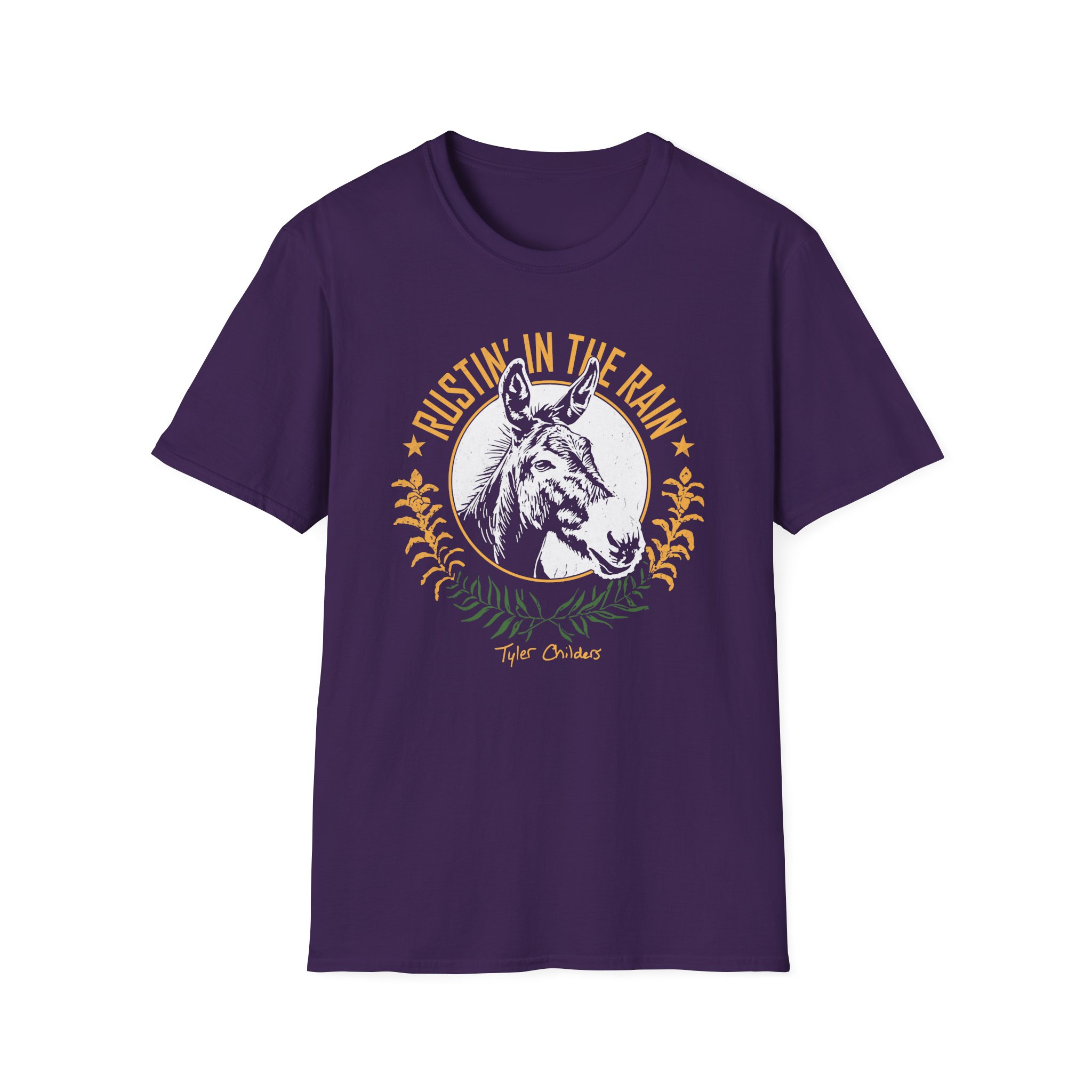 Tyler Childers Rustin Mule Unisex Softstyle T-Shirt - Image 13