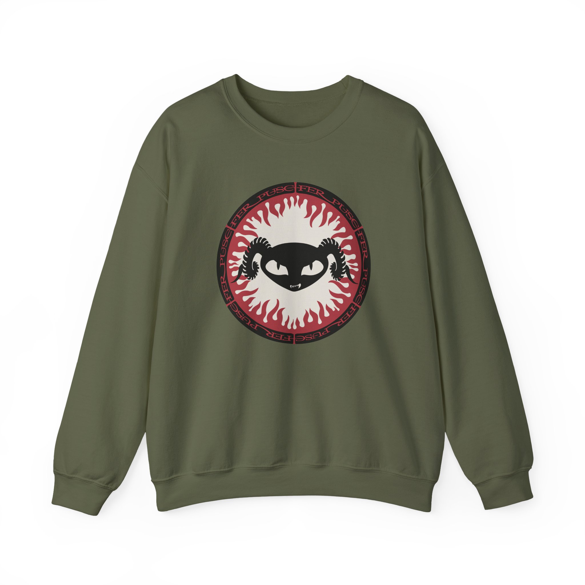 Puscifer Flame Logo Unisex Heavy Blend™ Crewneck Sweatshirt - Image 9