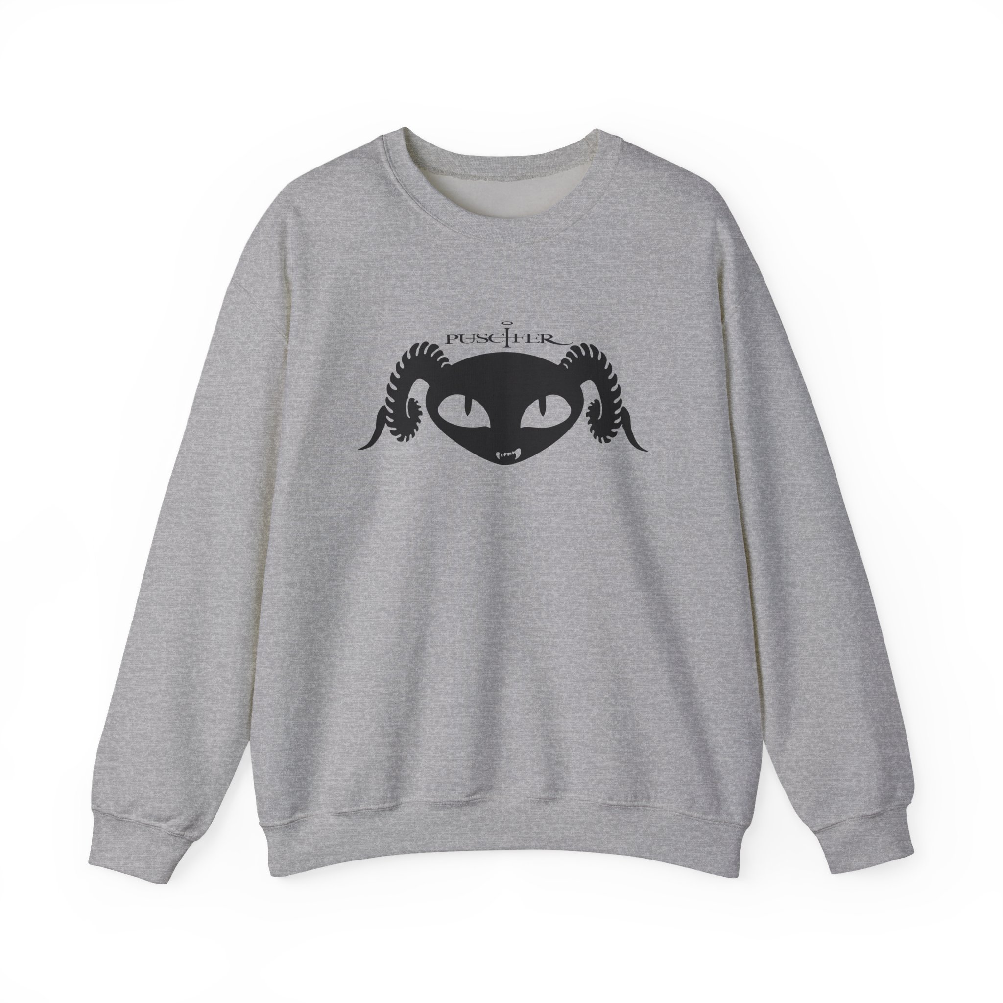 Puscifer Logo Unisex Heavy Blend™ Crewneck Sweatshirt - Image 7