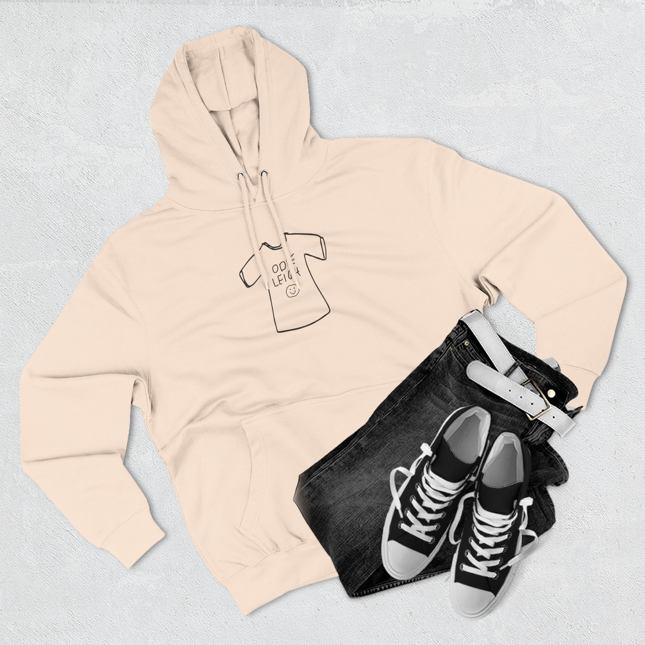 Odie Leigh Three-Panel Fleece Hoodie - Image 11