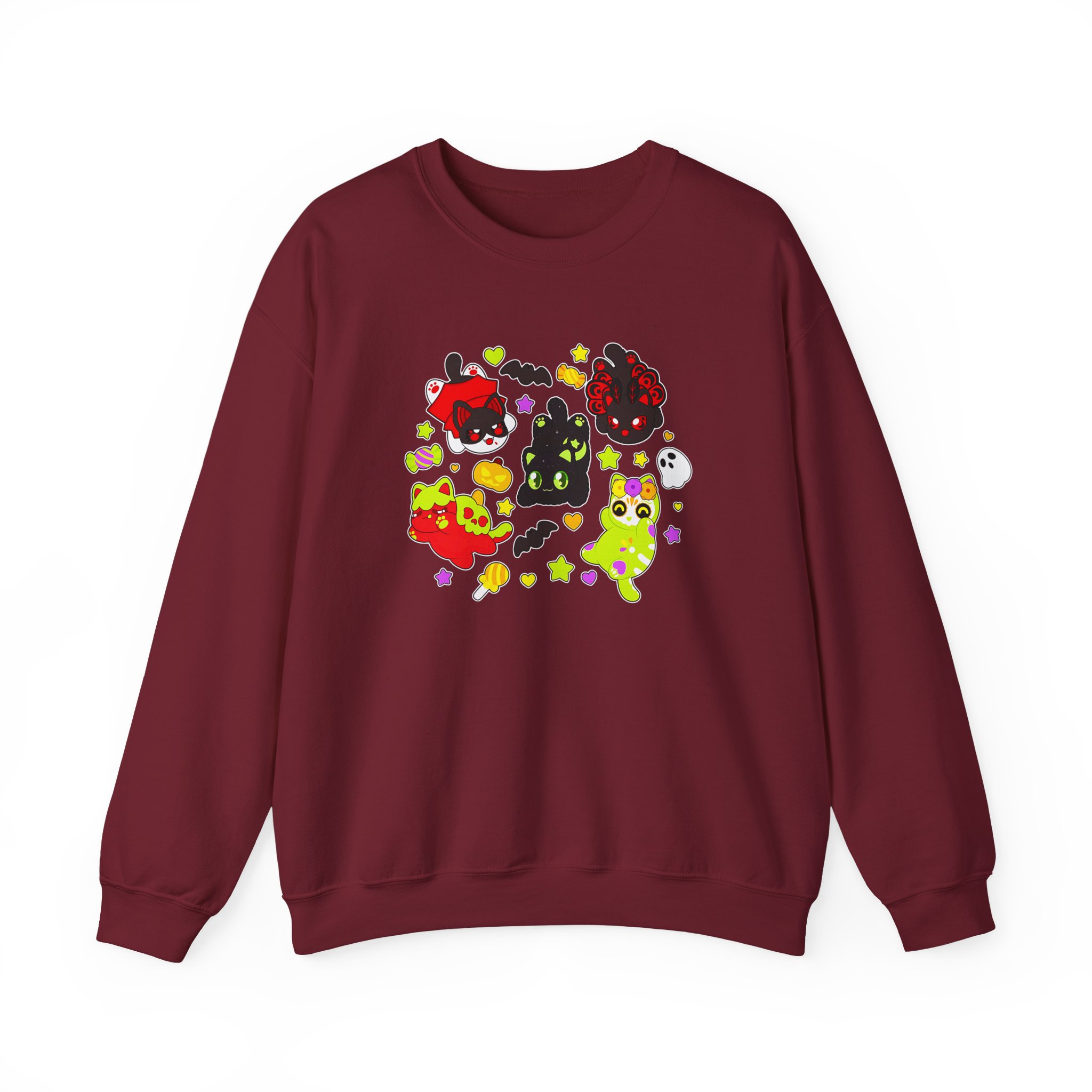 Aphmau Halloween Unisex Heavy Blend™ Crewneck Sweatshirt - Image 25