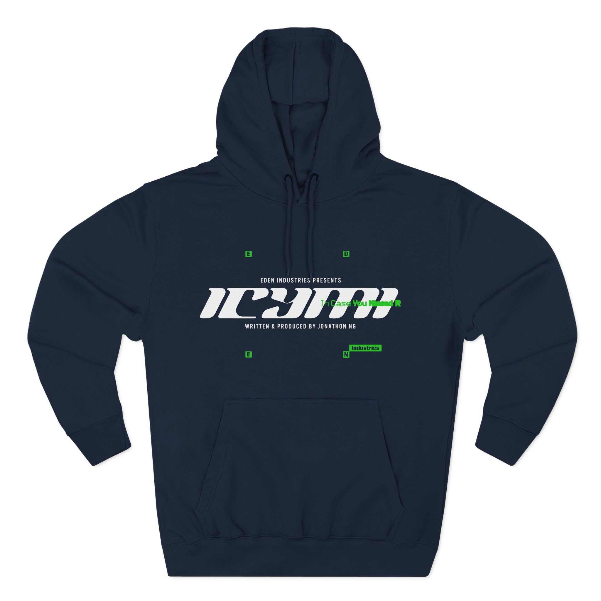 Eden Industries Production Three-Panel Fleece Hoodie - Image 3